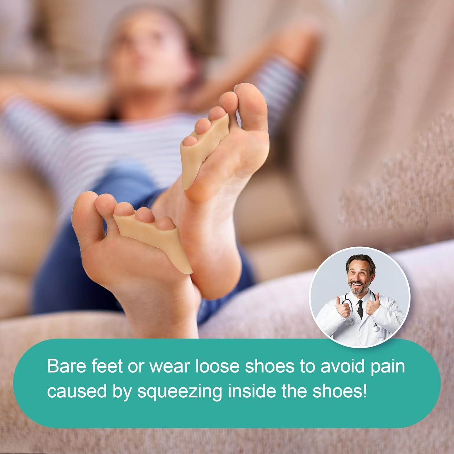 Separadores de Dedos Meñiques Welnove - 8 Piezas de Silicona