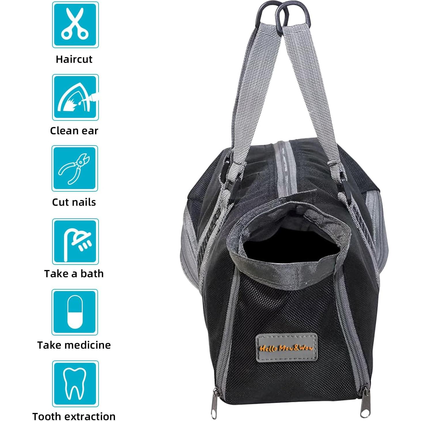 Bolsa de restricción para gatos Cinf M - Negro, sin rasguños