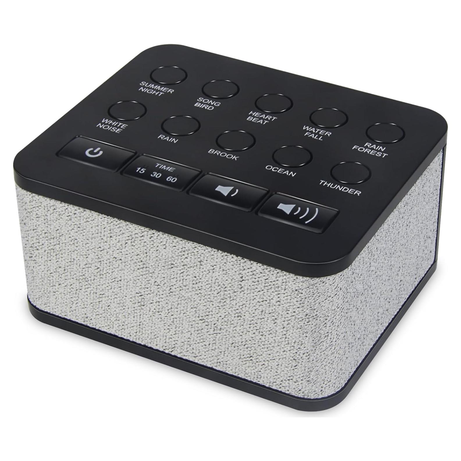 Máquina de Sonido Blanco HONGUT 10 Sonidos Naturales Portátil