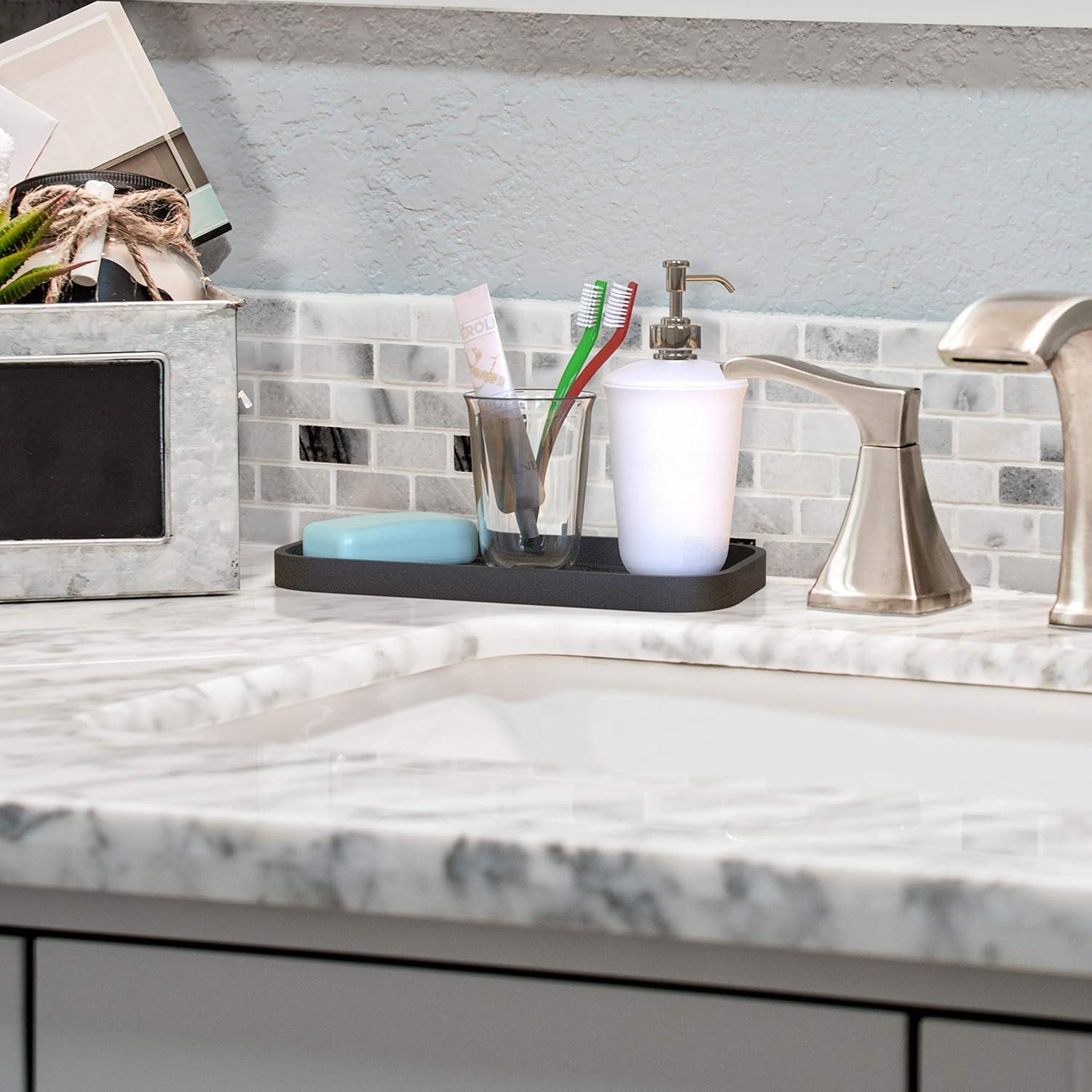 Organizador de Fregadero ZAPPOWARE de Silicona 24.4x12.4cm Negro