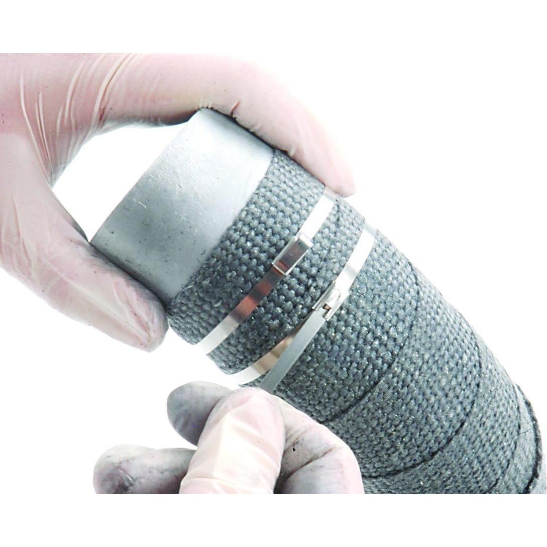 Correas de Acero Inoxidable DEI 20.32 cm con Bloqueo - Paquete de 8