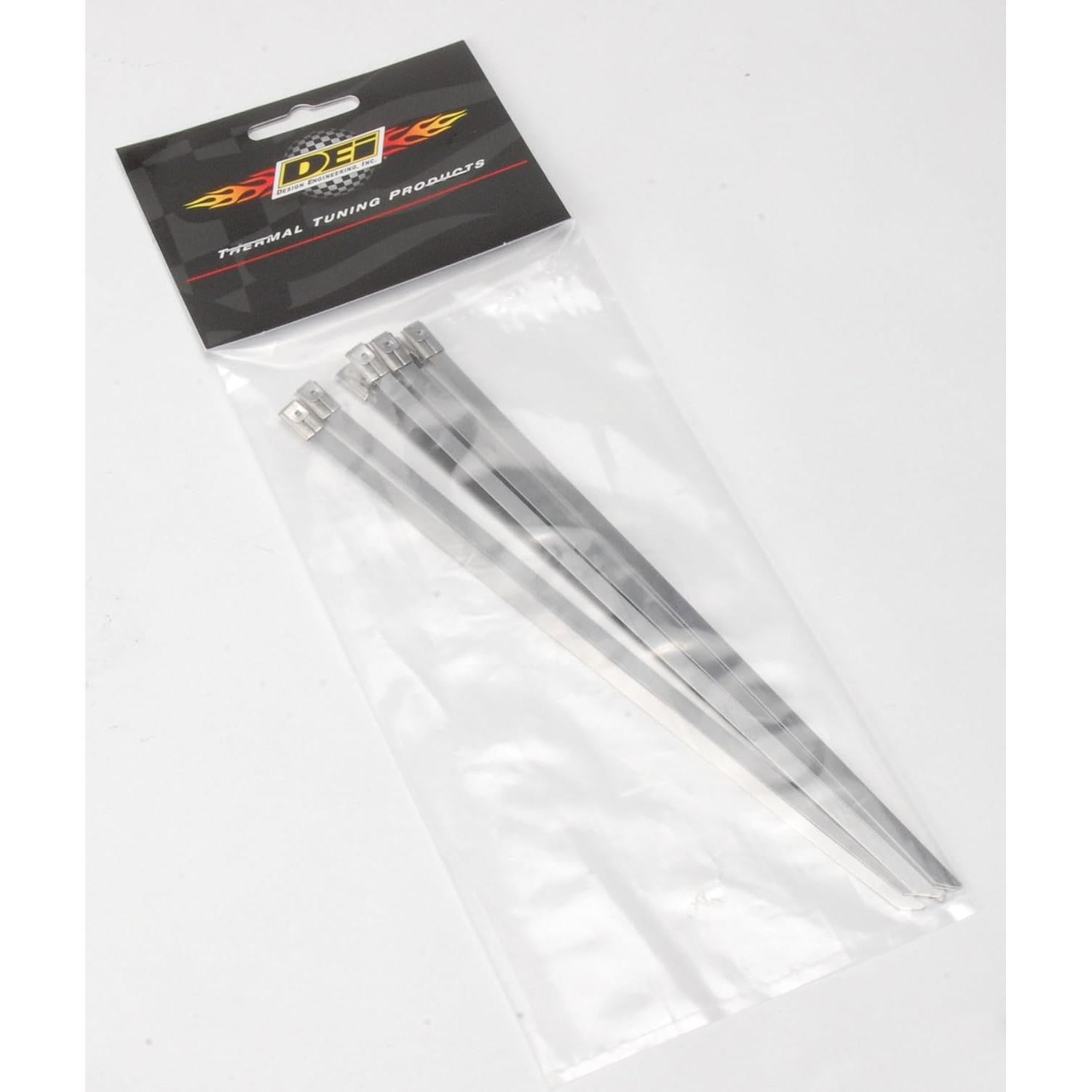 Correas de Acero Inoxidable DEI 20.32 cm con Bloqueo - Paquete de 8