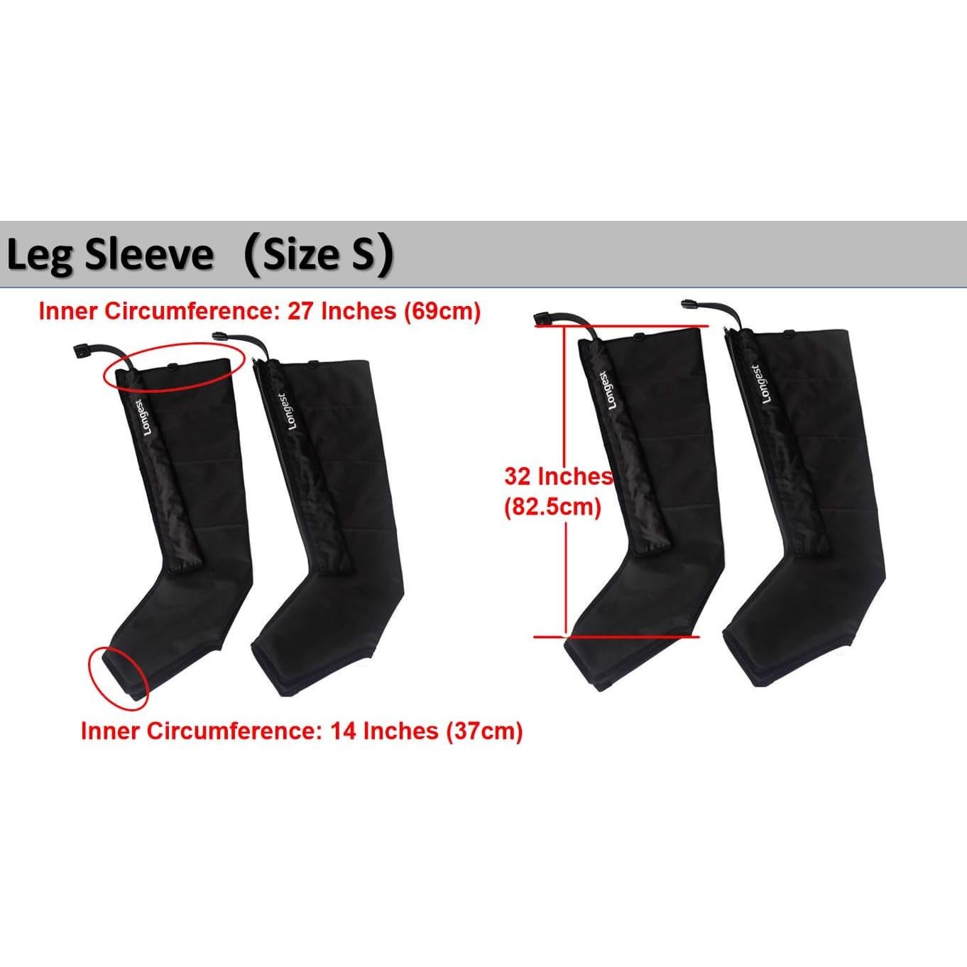 Bomba de Linfedema Longest para Piernas Pequeñas - Compresión de Aire