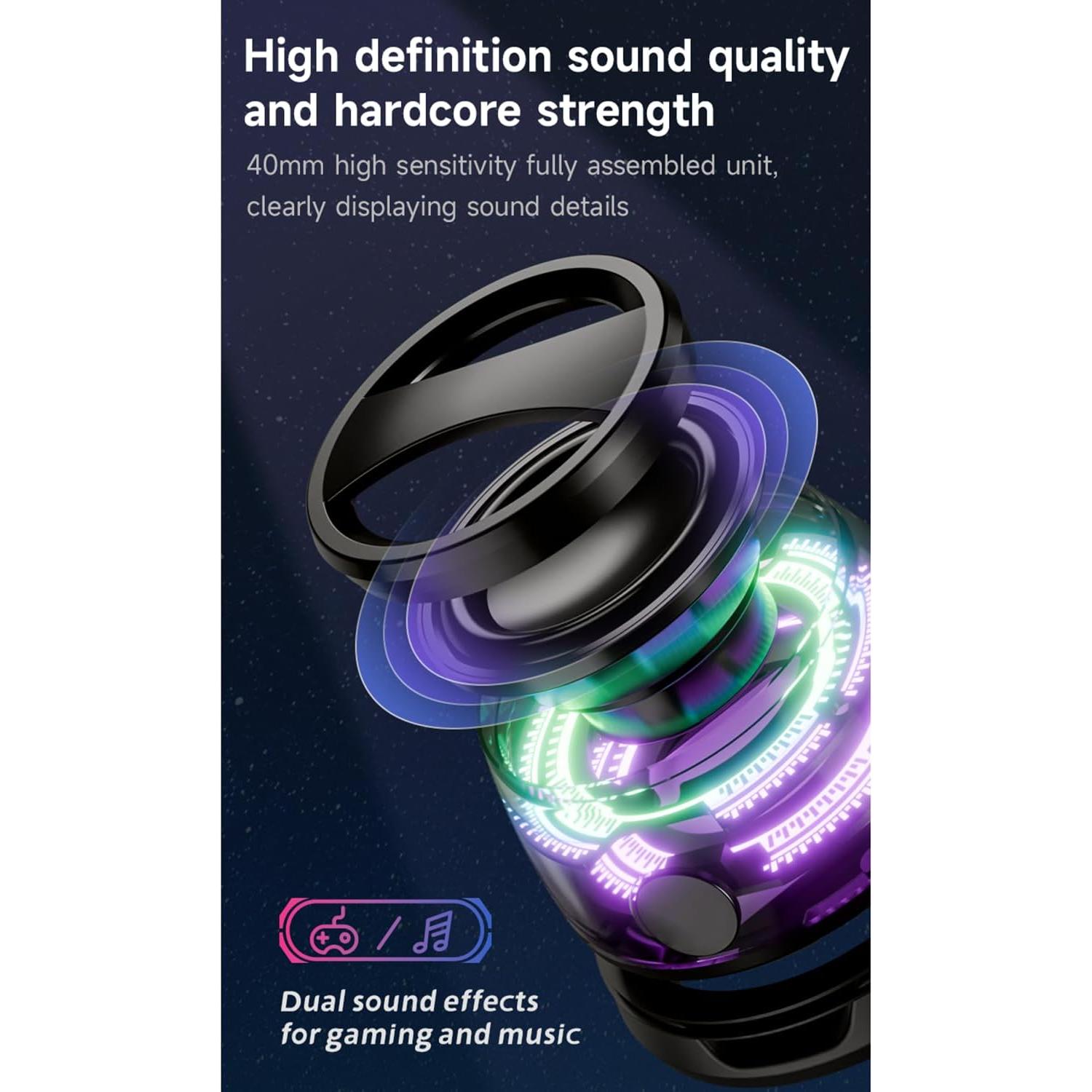 Altavoz Bluetooth Magnético Hounyoln G200 con RGB 3D