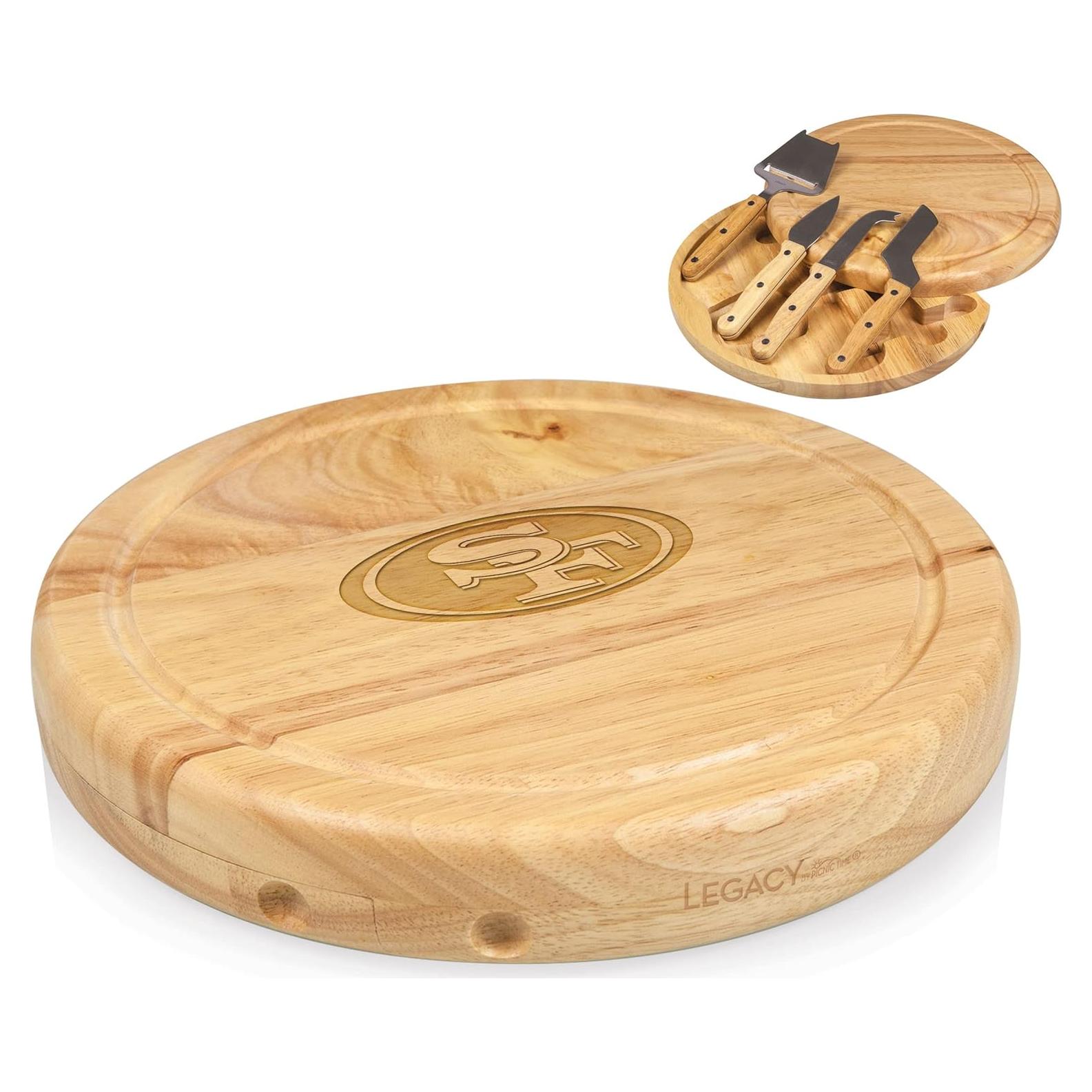 Juego de Tabla de Queso San Francisco 49ers Picnic Time 25.9 cm