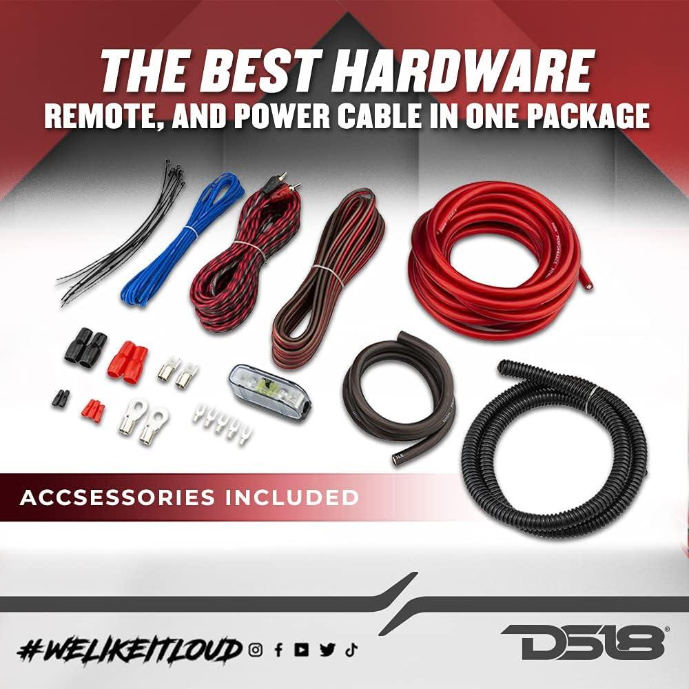 Kit de Cableado para Amplificador DS18 AK4 1200W 4 Gauge