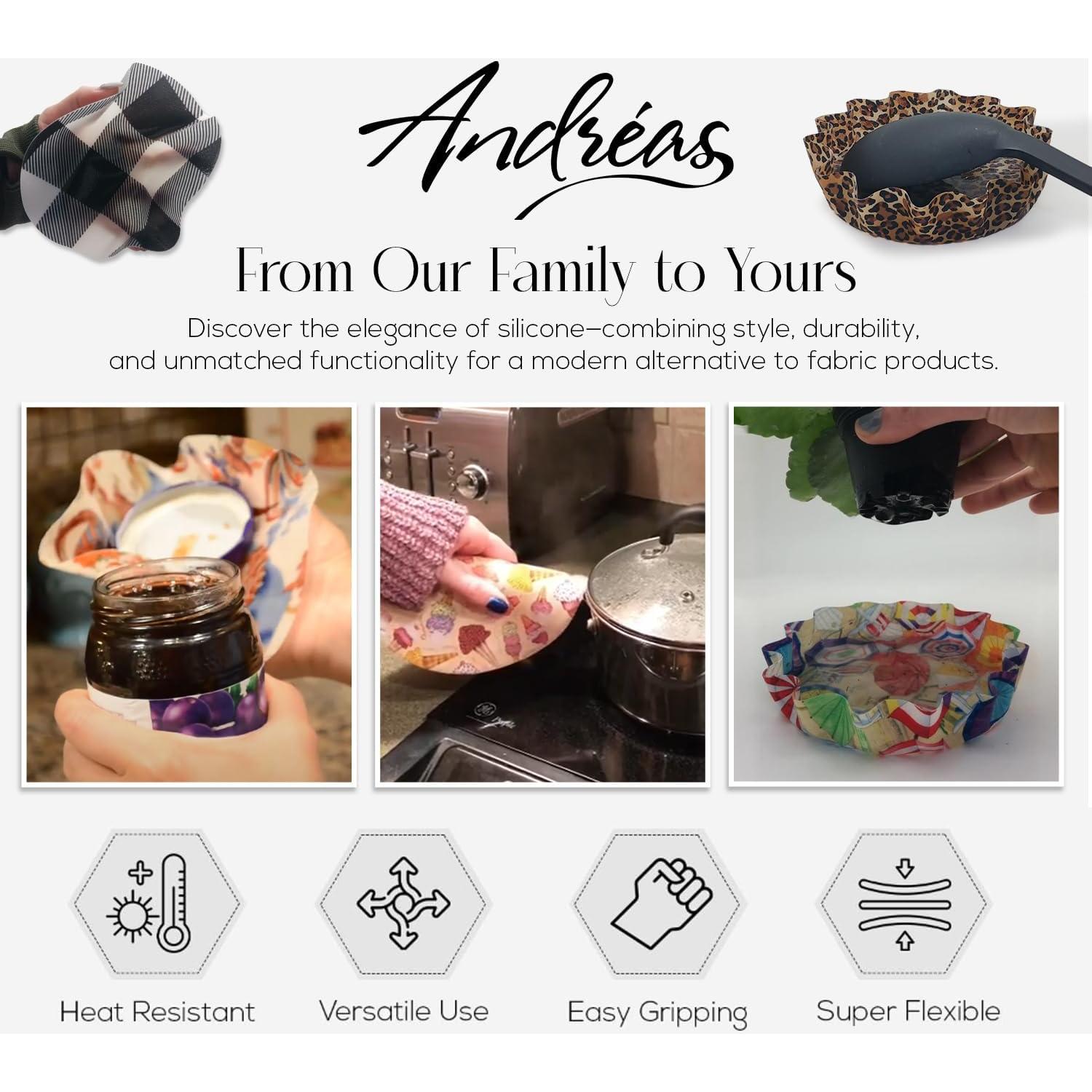 Abrebotellas de Silicona Andreas Cereza Chocolate Antideslizante