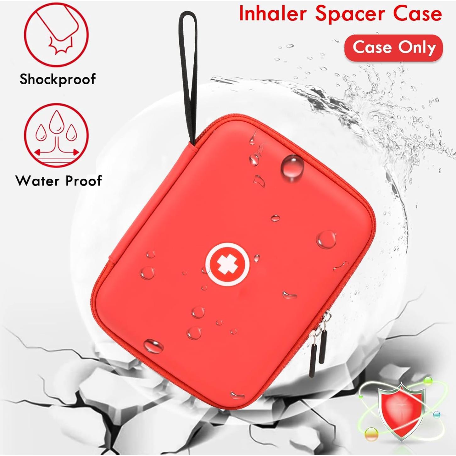 Funda Dura Fukumi para Inhalador y Accesorios de Asma