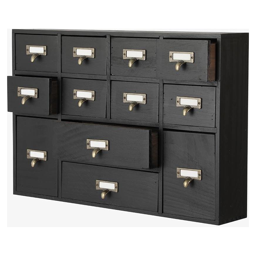 Gabinete de Boticario PACKGILO 12 Cajones Madera Vintage