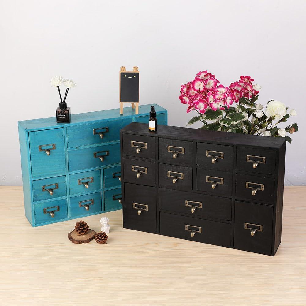 Gabinete de Boticario PACKGILO 12 Cajones Madera Vintage