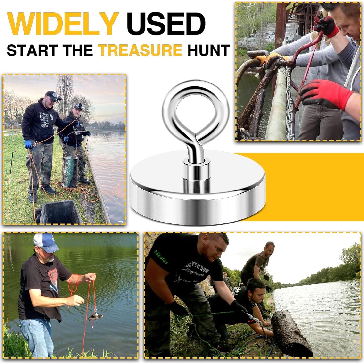 Imán de Neodimio DIYMAG 50mm 158.76kg Super Fuerte