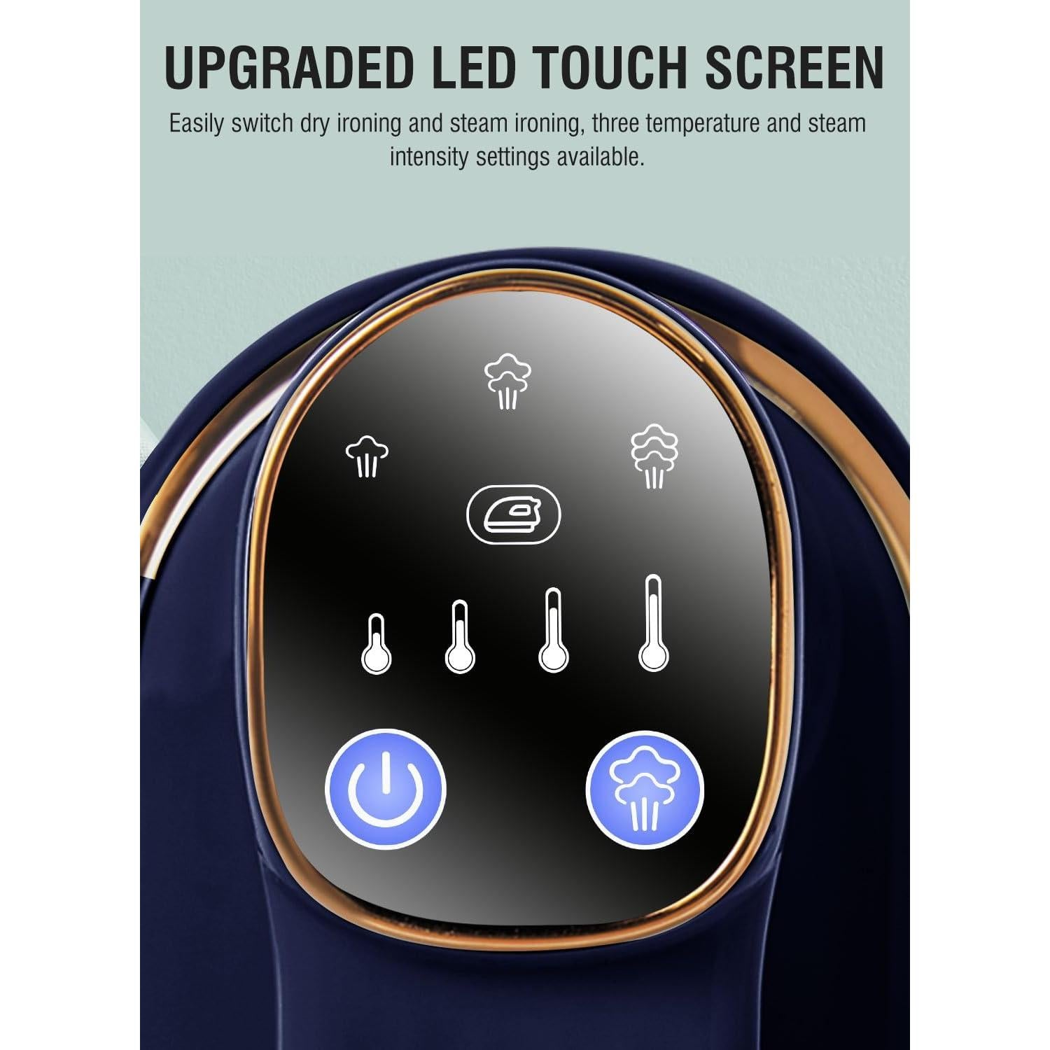 Plancha de Viaje Plegable Tenhitoys 1000W con Pantalla LED