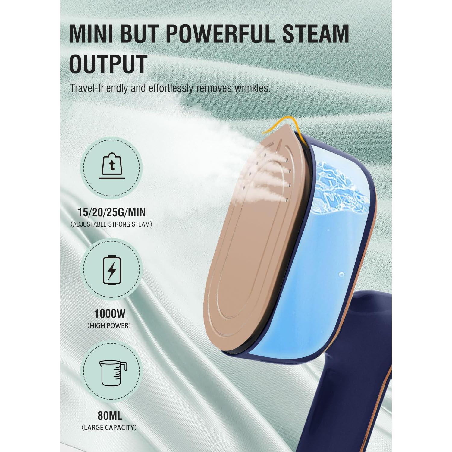 Plancha de Viaje Plegable Tenhitoys 1000W con Pantalla LED