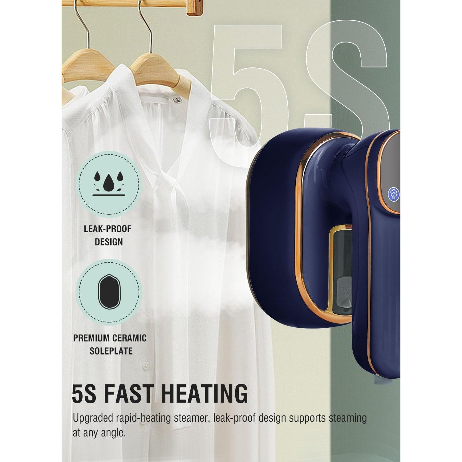 Plancha de Viaje Plegable Tenhitoys 1000W con Pantalla LED