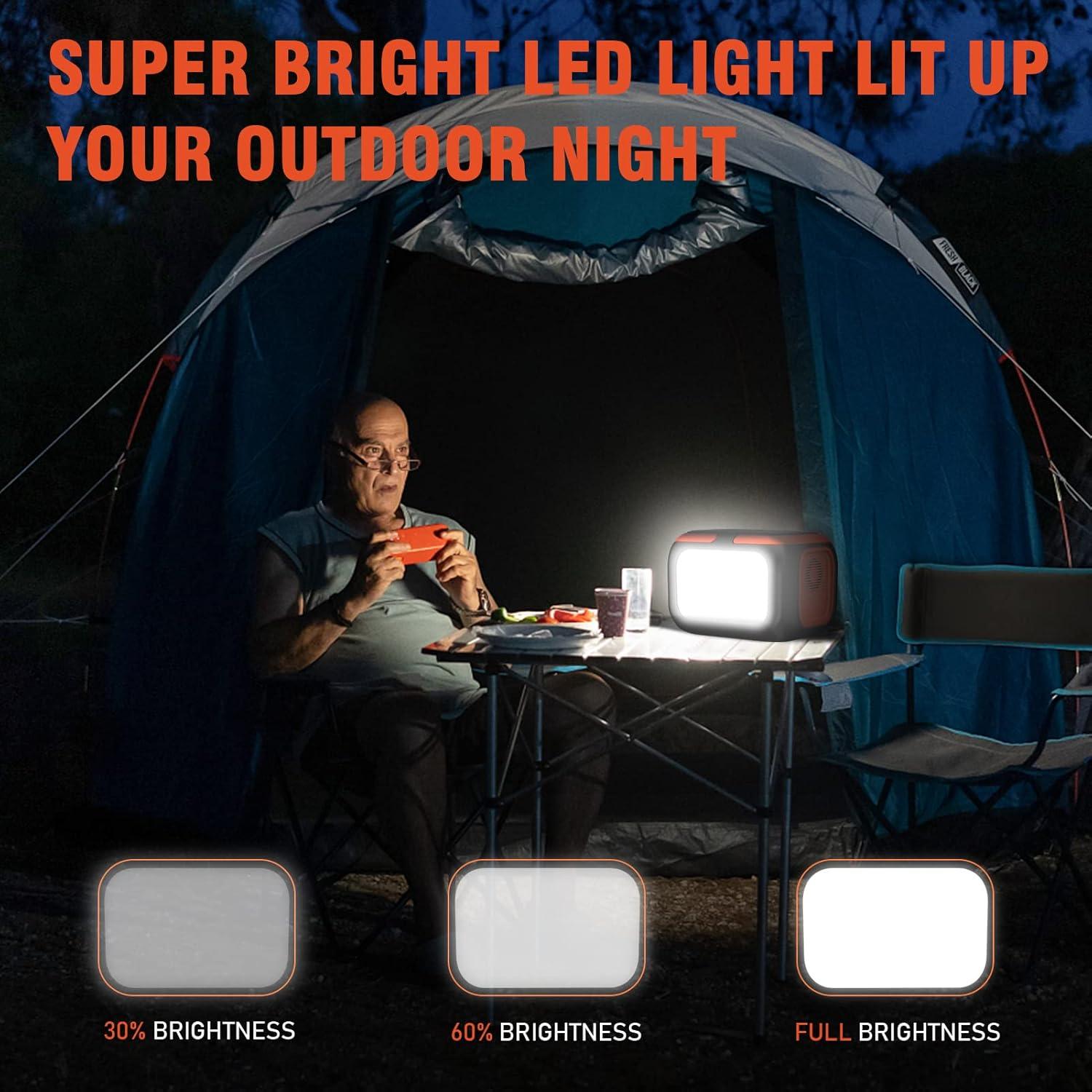 Estación de Energía Portátil SinKeu G600 600W 296Wh para Camping