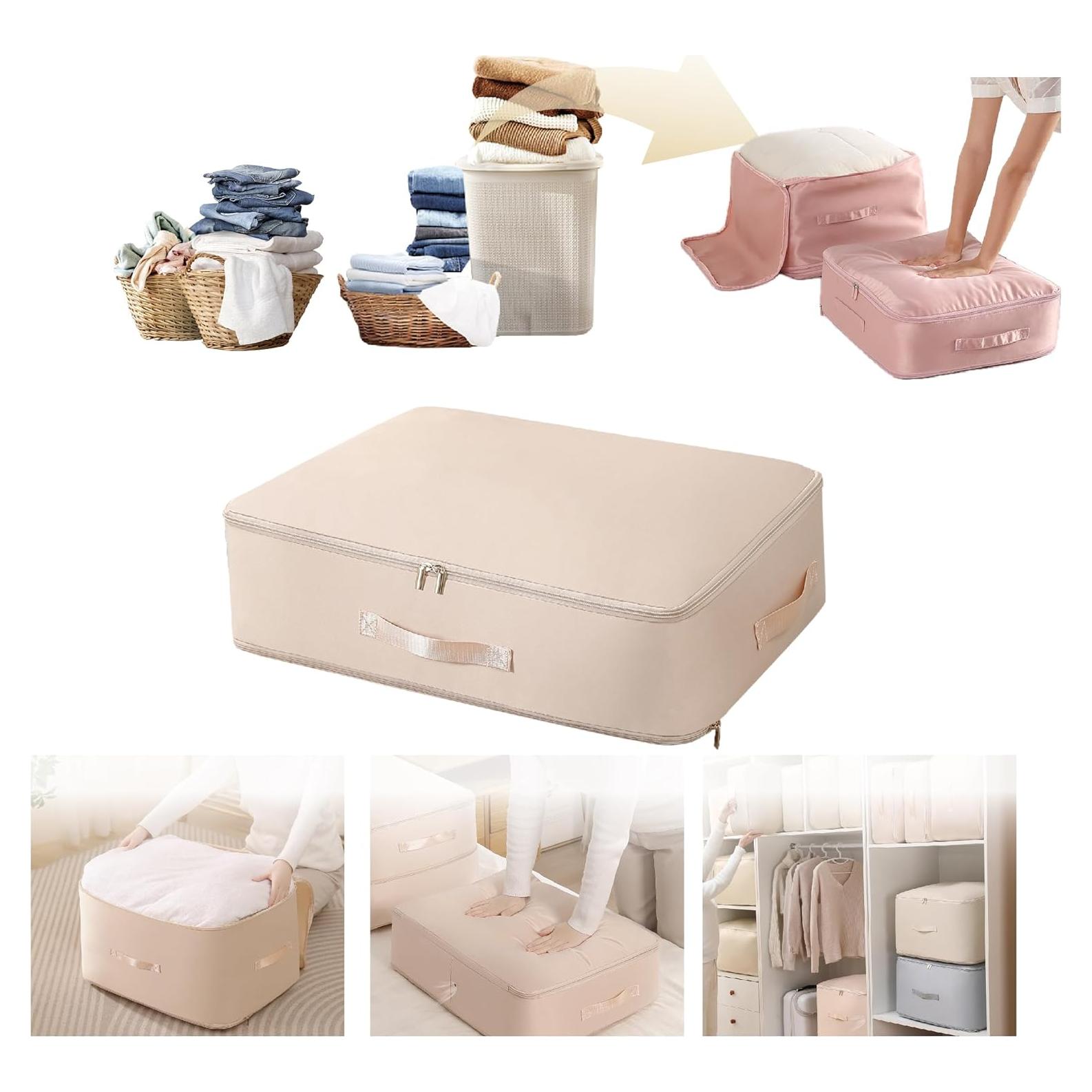 Organizador de Compresión Sinkzaico 53.8x41.1x30 cm Albaricoque