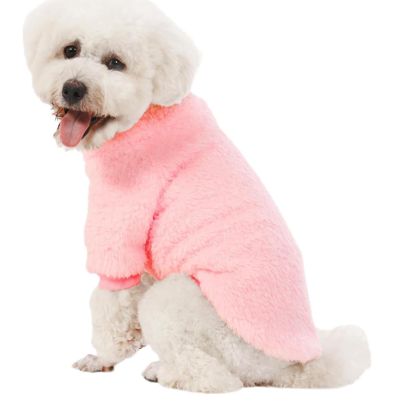 Suéter para Perro Kyaringtso Pequeño Rosa+Morado+Durazno