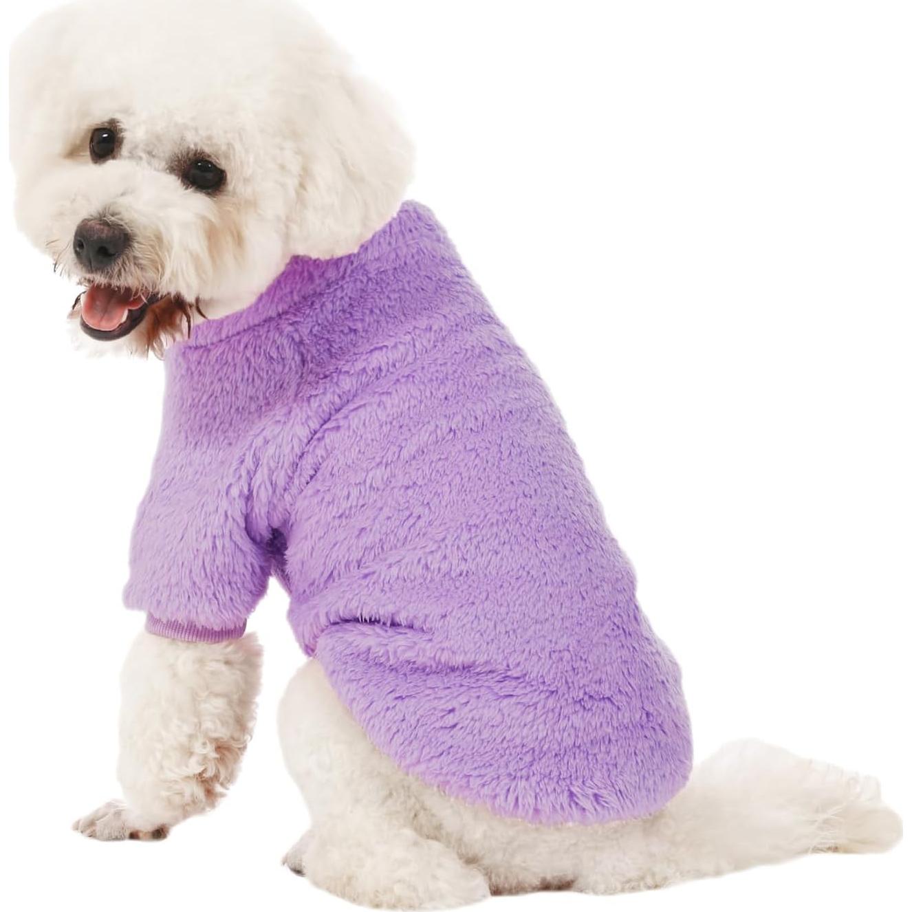 Suéter para Perro Kyaringtso Pequeño Rosa+Morado+Durazno