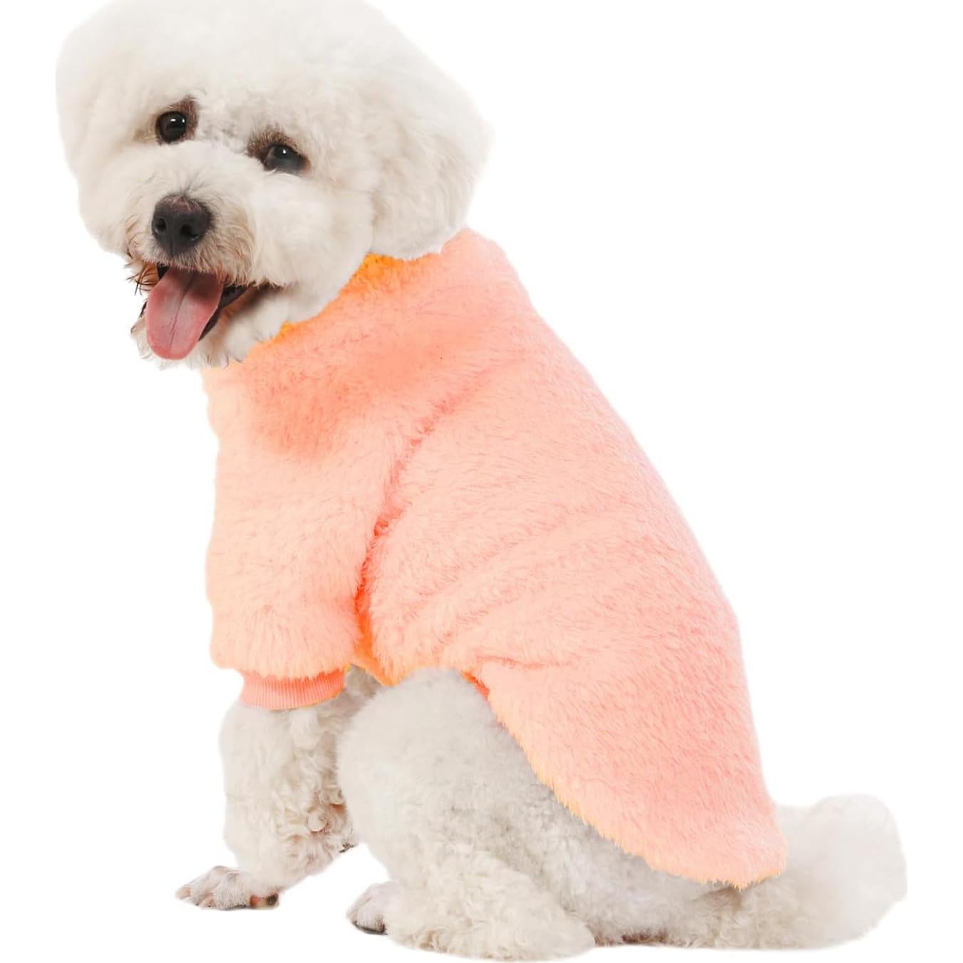 Suéter para Perro Kyaringtso Pequeño Rosa+Morado+Durazno