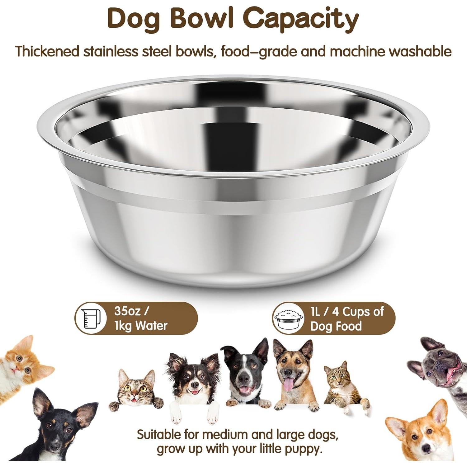 Soporte Elevado para Perros XiaZ Ajustable 4 Alturas Negro