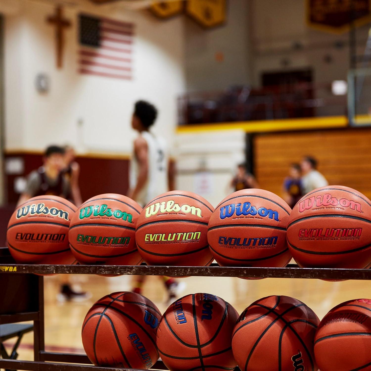 Balón de Baloncesto WILSON Evolution Tamaño 5 y 7 Interior