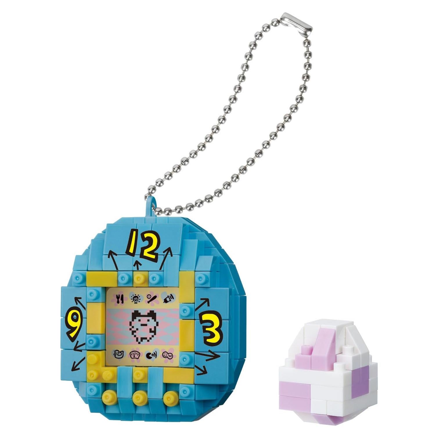 Nanoblock Tamagotchi Primera Generación Azul 220 Piezas