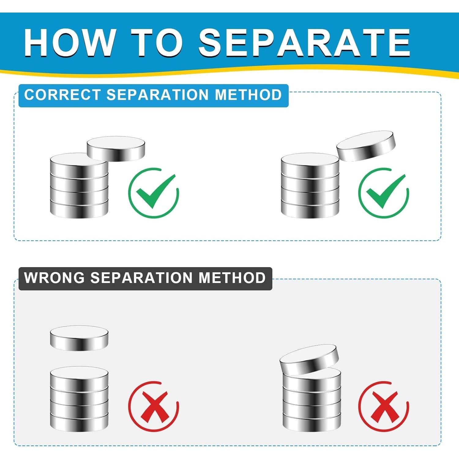 Imanes de Neodimio BEST CHOICE 180 Piezas 6x2mm