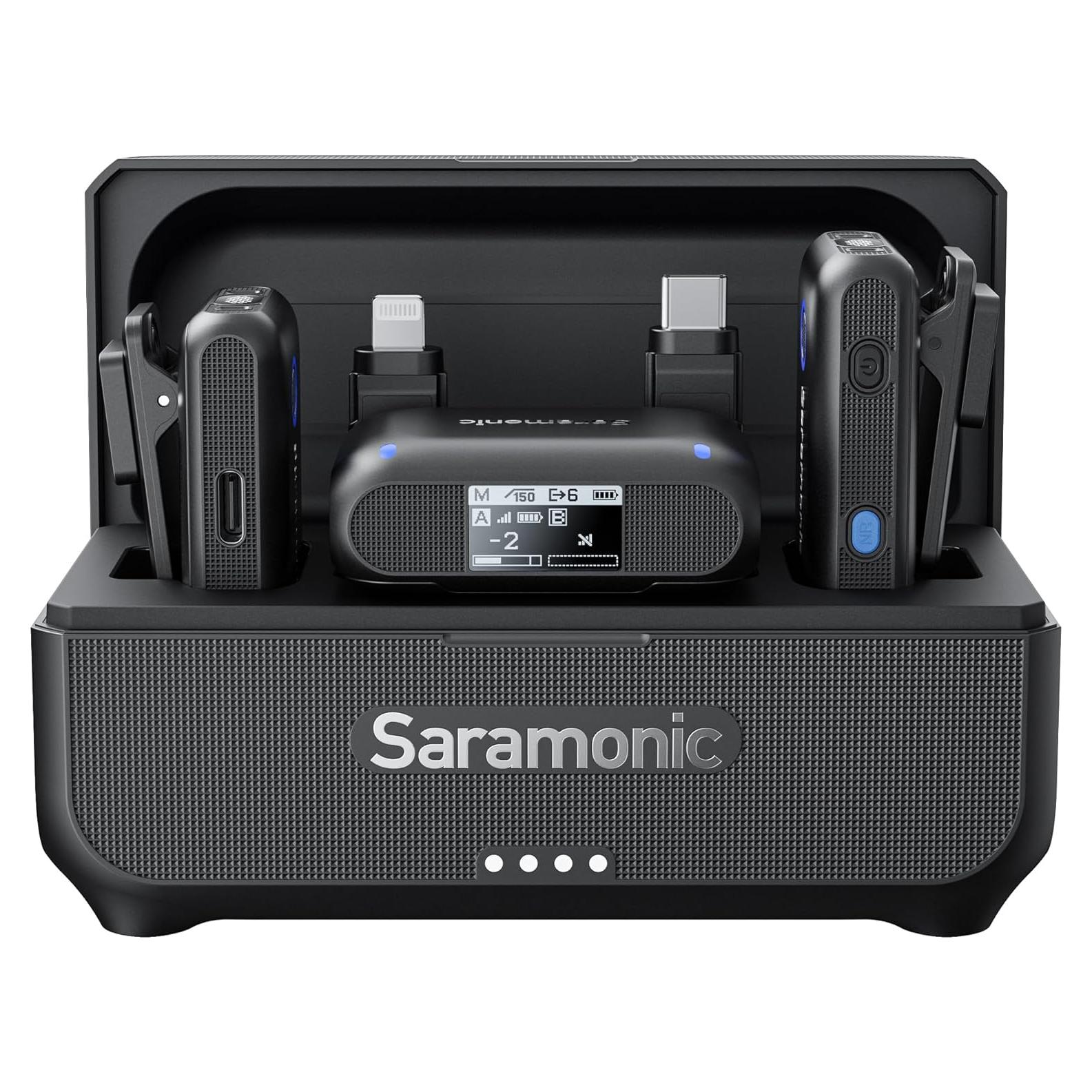 Micrófono Lavalier Inalámbrico Saramonic BLINK500B2+ 150m