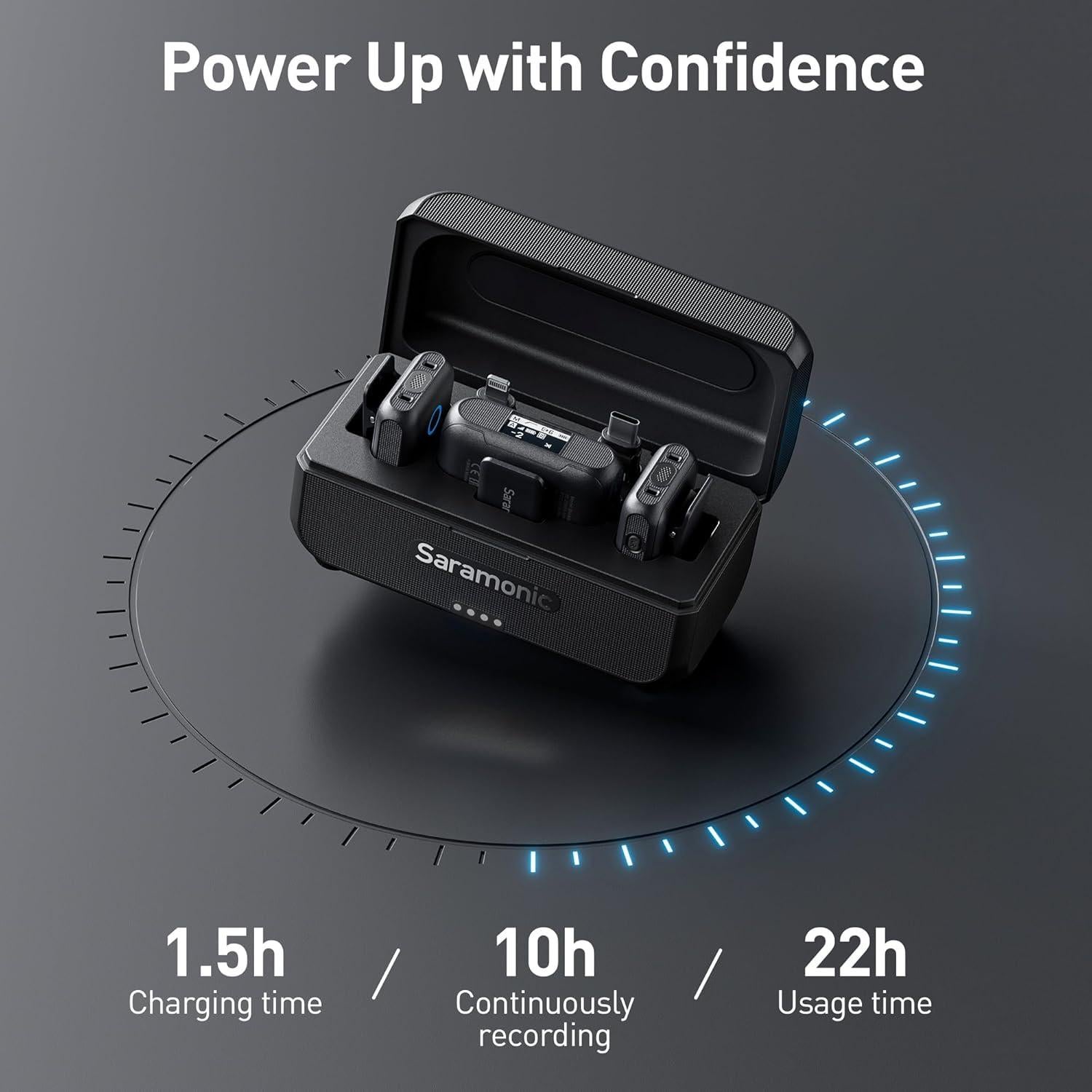 Micrófono Lavalier Inalámbrico Saramonic BLINK500B2+ 150m