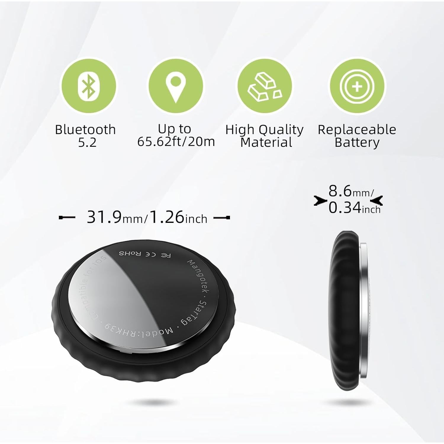 Localizador de Llaves Bluetooth MangoTek StarTag Negro