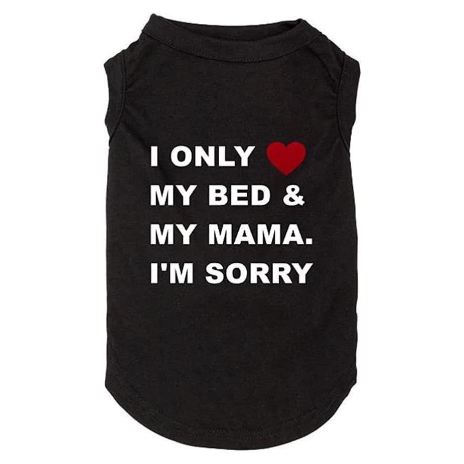 Chaleco para Perros Weokwock Pequeño O-Negro Divertido