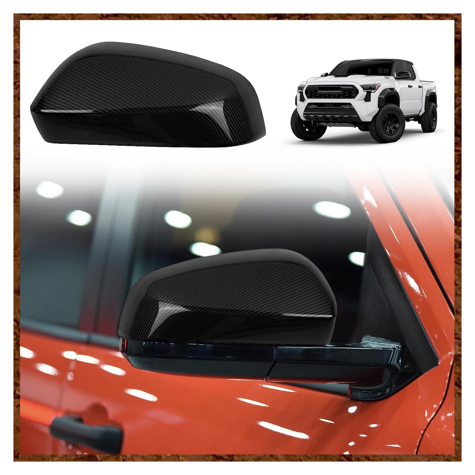 Cubierta Espejo Retrovisor Muslogy Toyota Tacoma 2024 Fibra Carbono