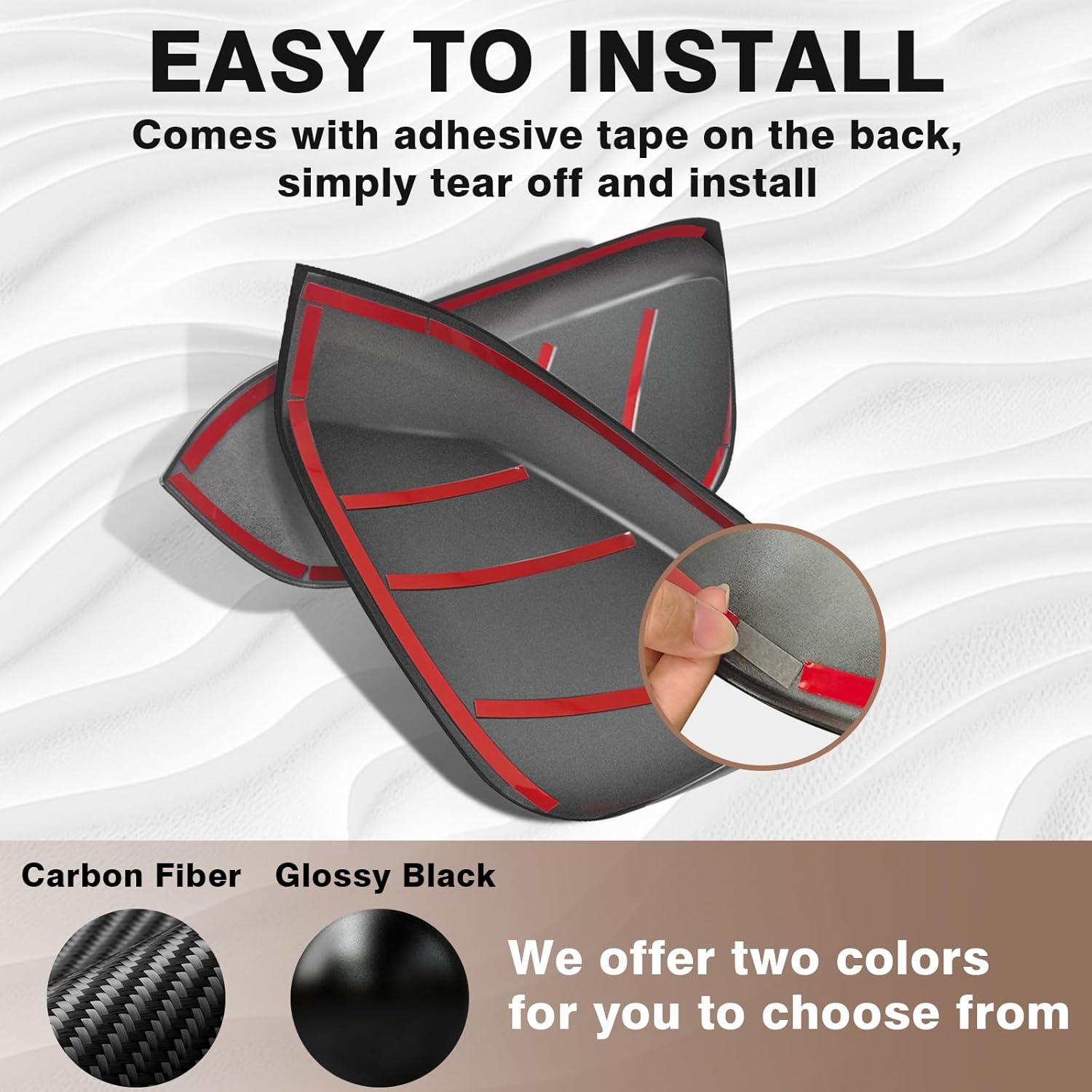 Cubierta Espejo Retrovisor Muslogy Toyota Tacoma 2024 Fibra Carbono