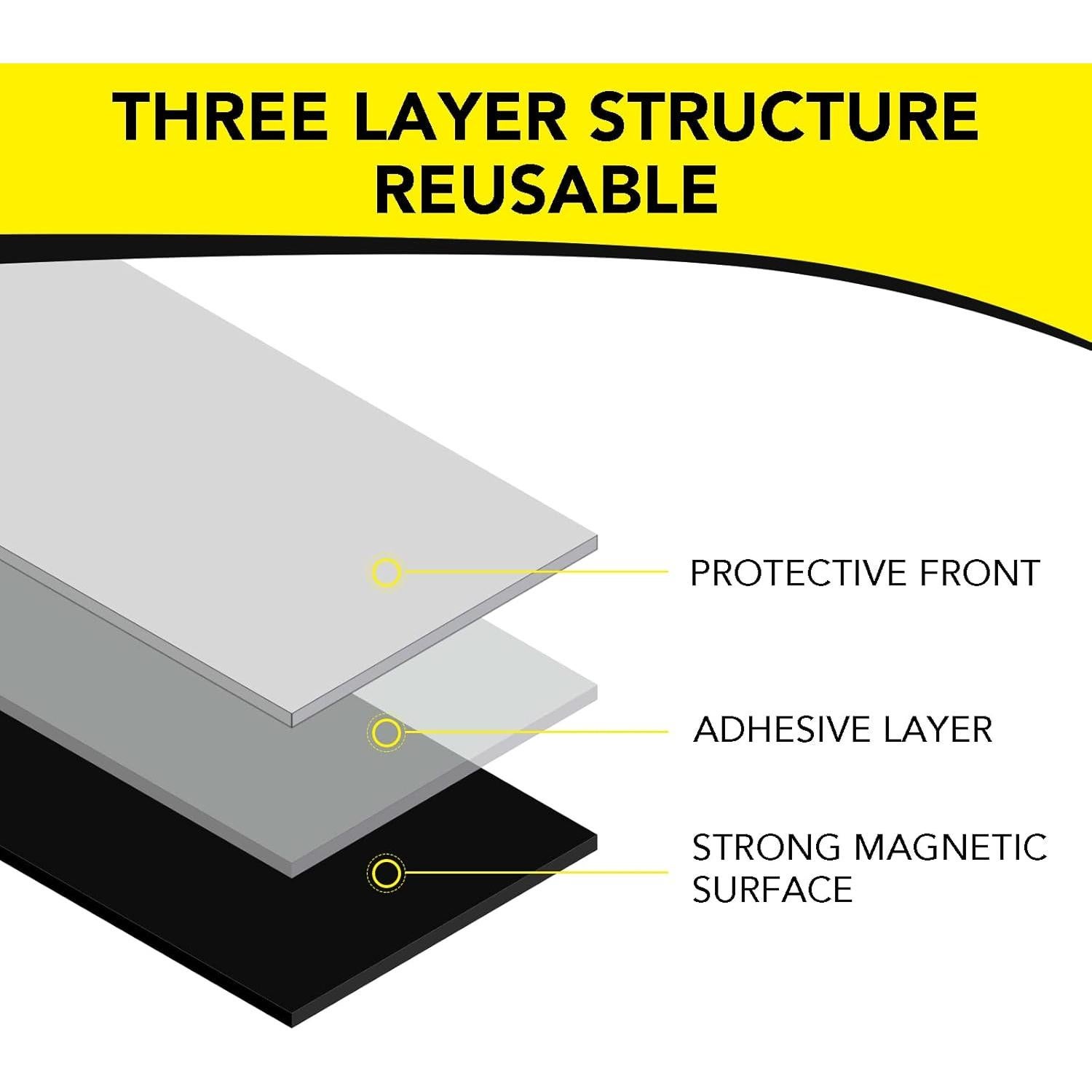 Hojas Adhesivas Magnéticas DIYMAG 10 Piezas 10x15 cm