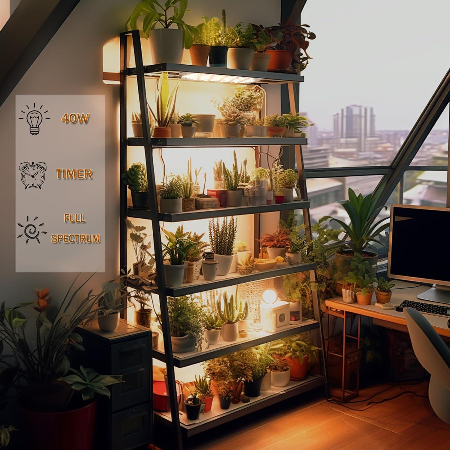 Luz de Crecimiento LED Rocoking 40W 316 LEDs Espectro Completo