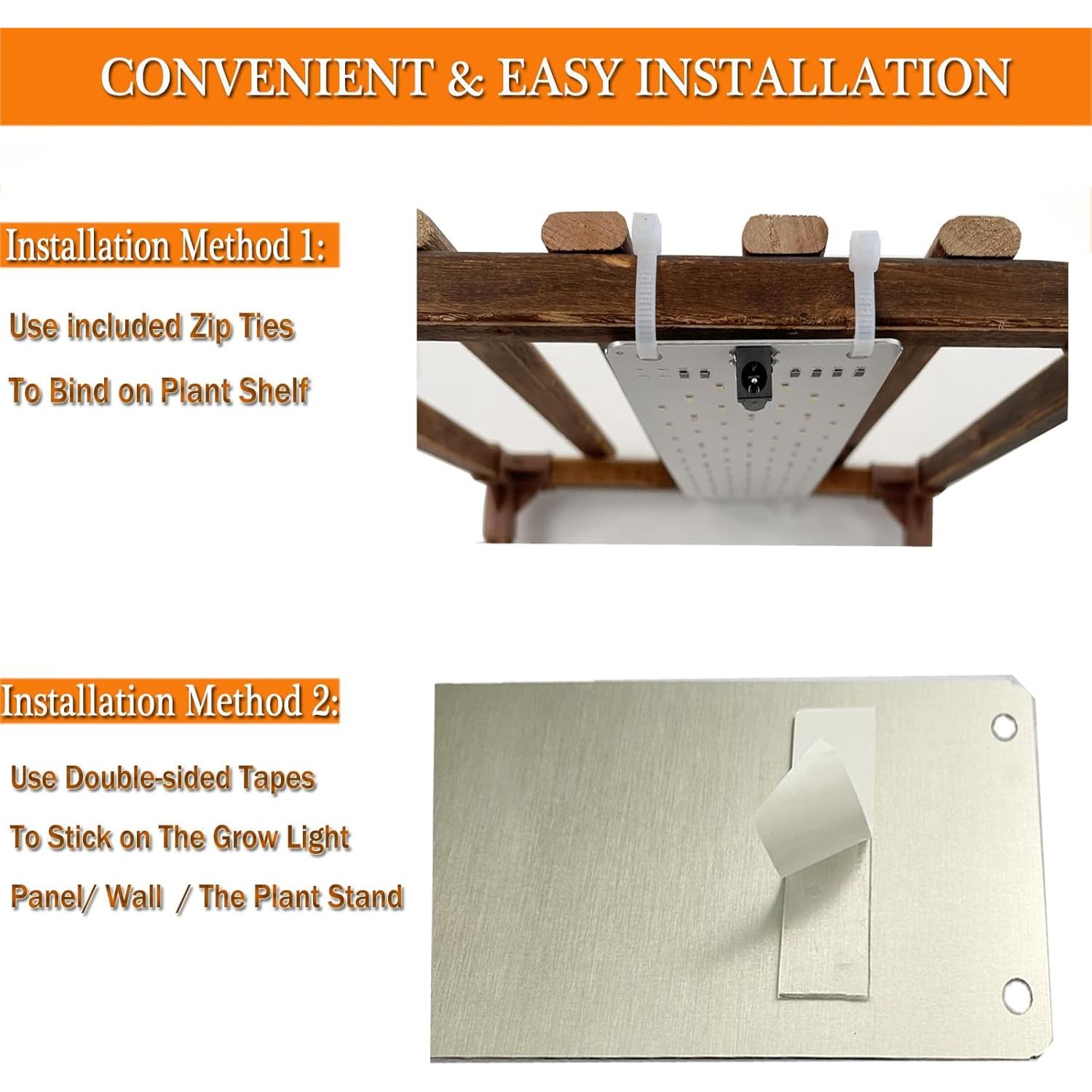 Luz de Crecimiento LED Rocoking 40W 316 LEDs Espectro Completo