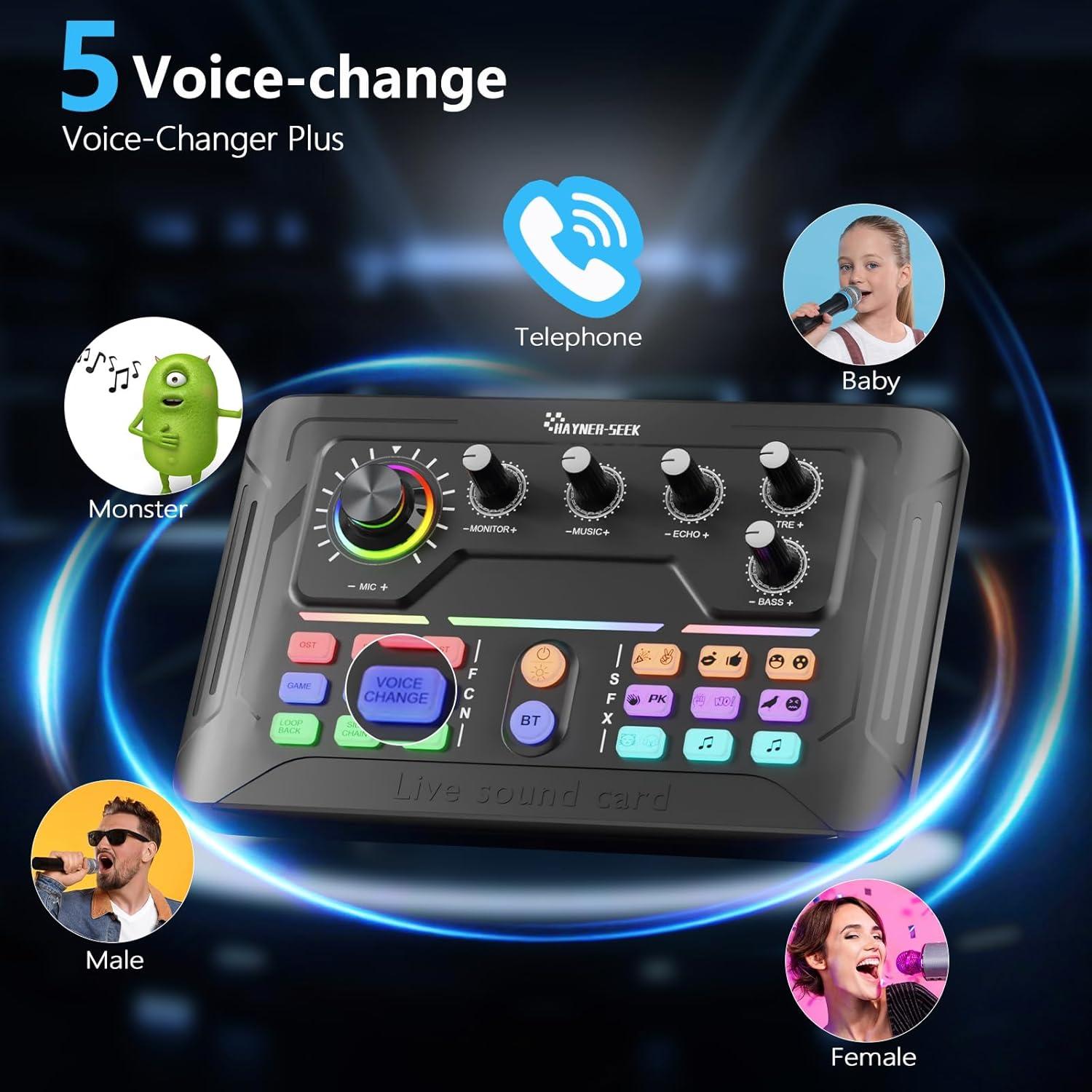 Paquete de Podcast para 2 Personas - Interfaz de Audio MHS133