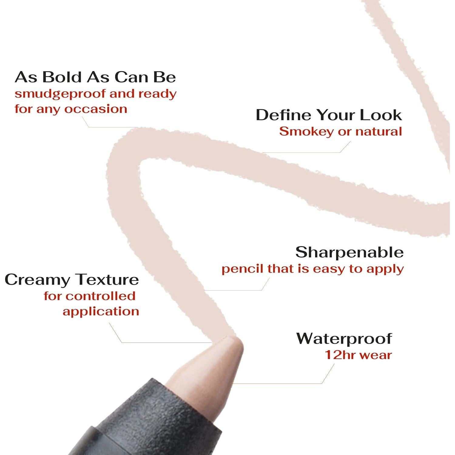 Lápiz de Ojos K7L Waterline Nude Cremoso Impermeable