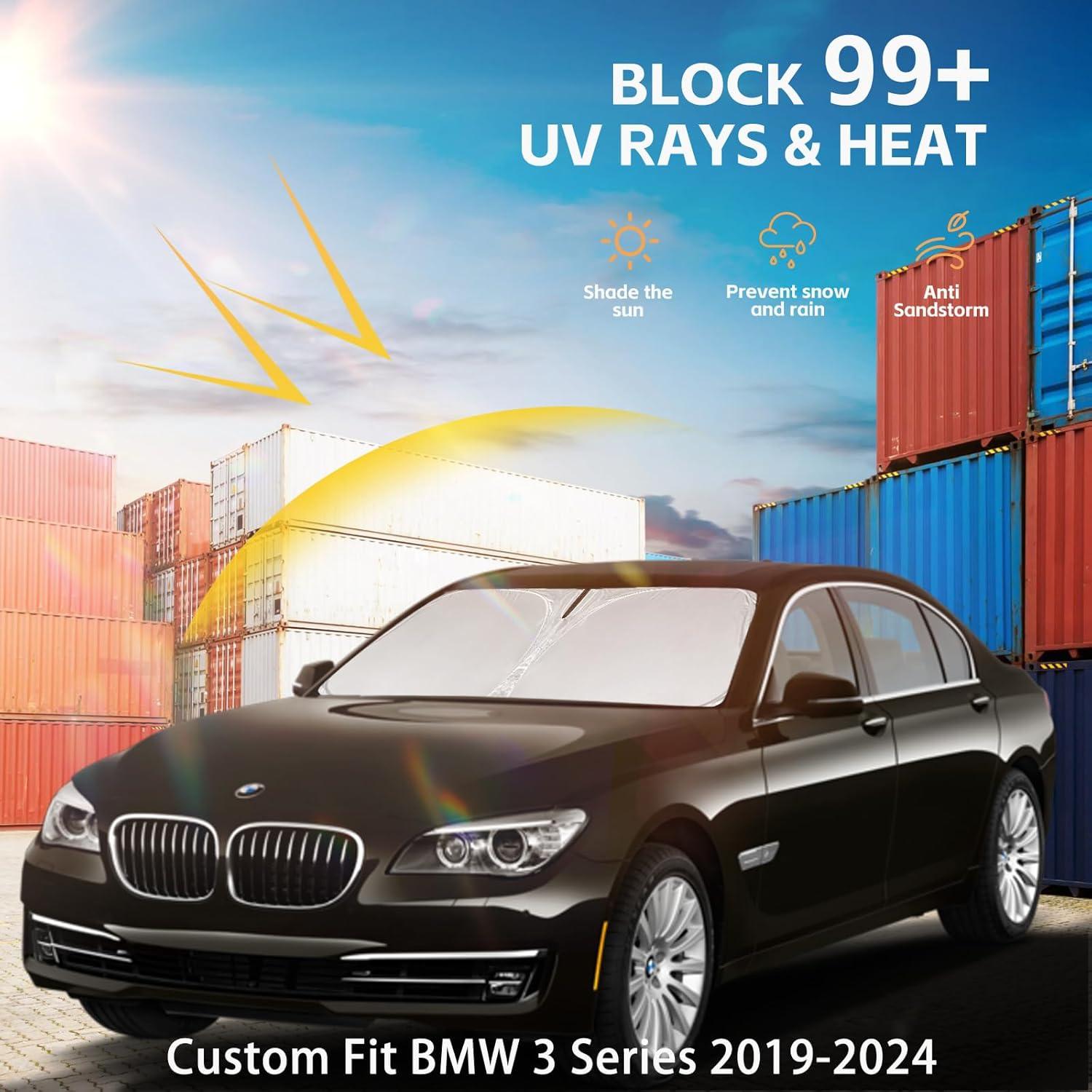 Protector Solar Parabrisas AuyNeas para BMW Serie 3 2019-2025