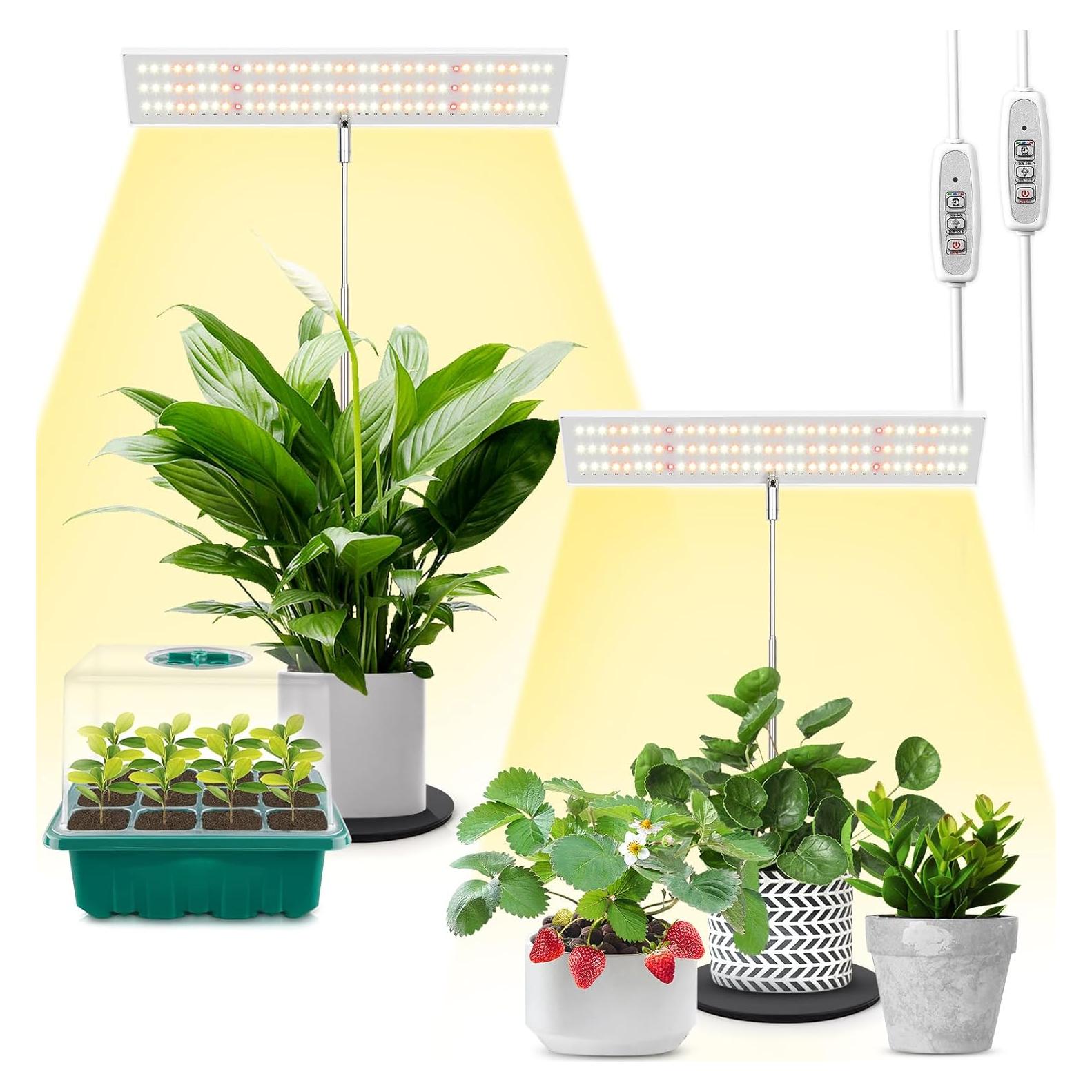 Luz de Crecimiento LED LORDEM 2 Paquete Ajustable 10W