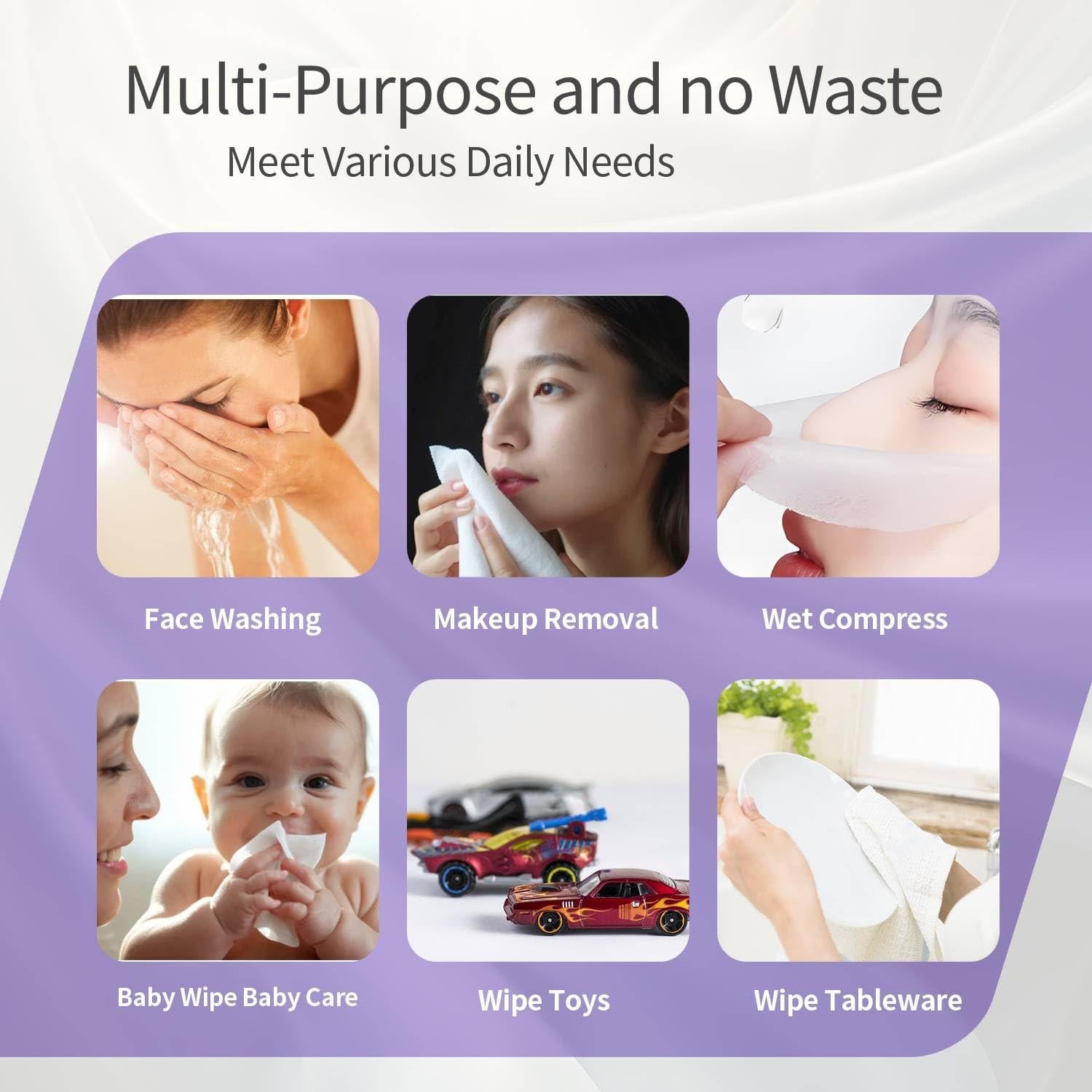 Toallas Desechables Top-Tip - 40 Piezas Suaves y Biodegradables