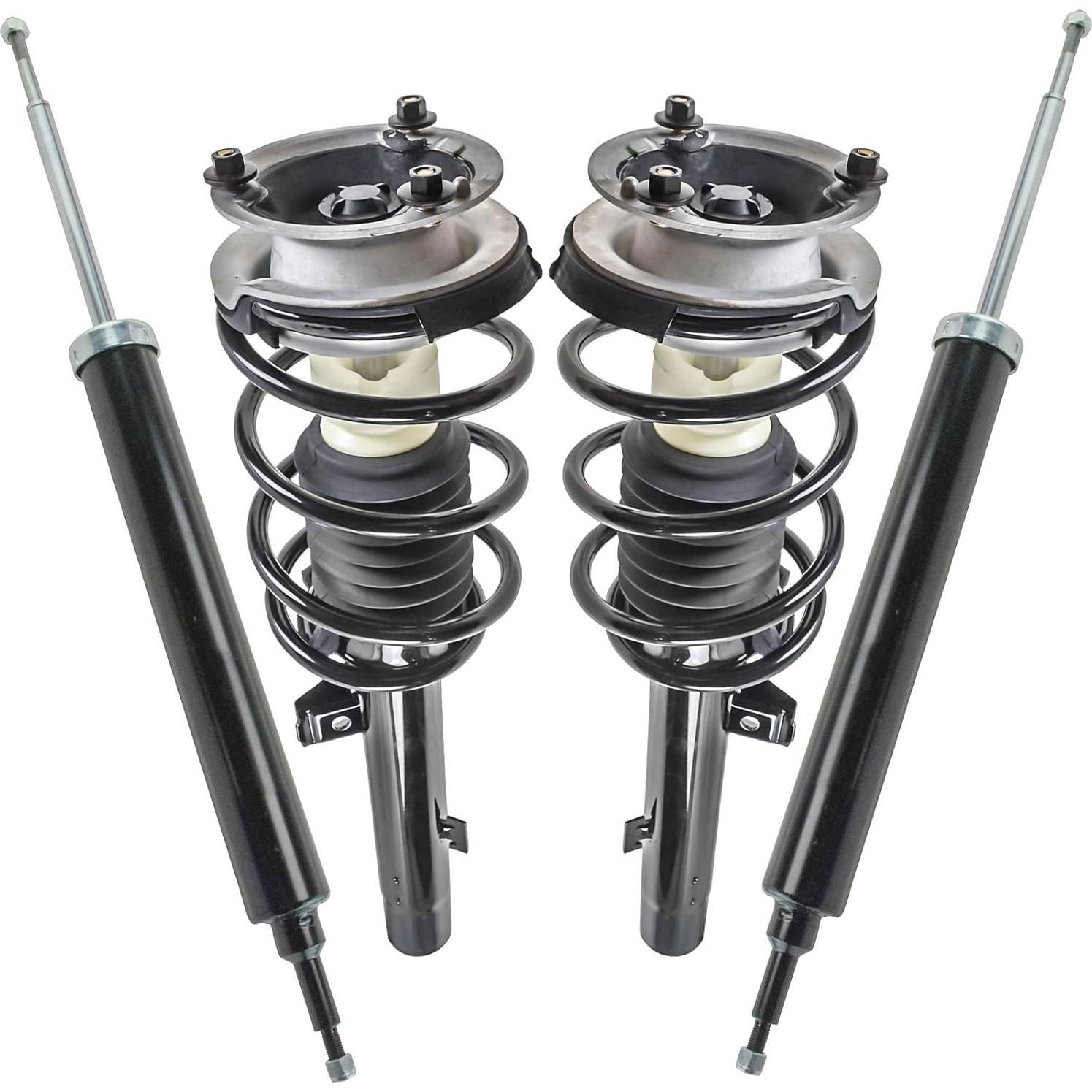 Kit de ensamble de strut y amortiguador TRQ 4 piezas BMW