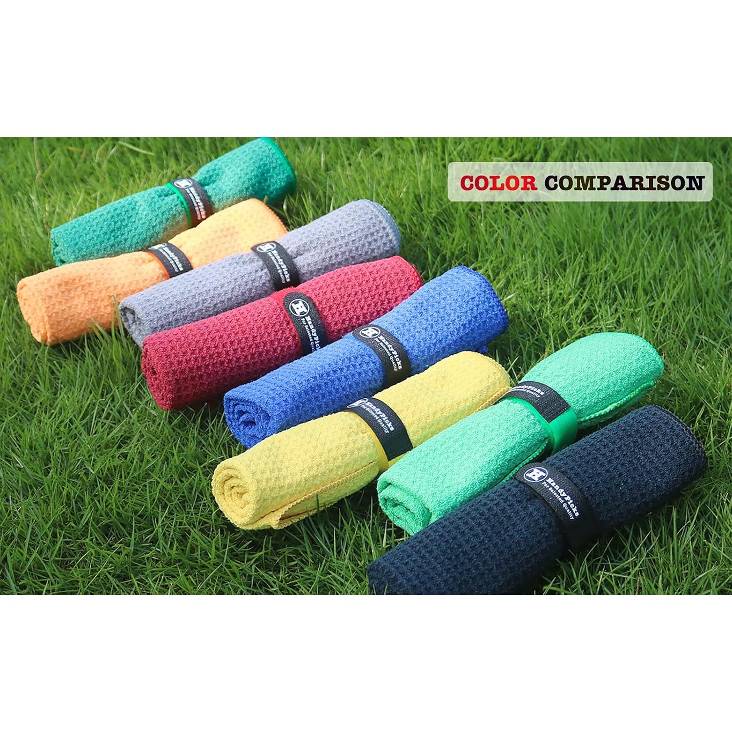 Toalla de Golf Handy Picks Microfibra 40x40cm con Clip