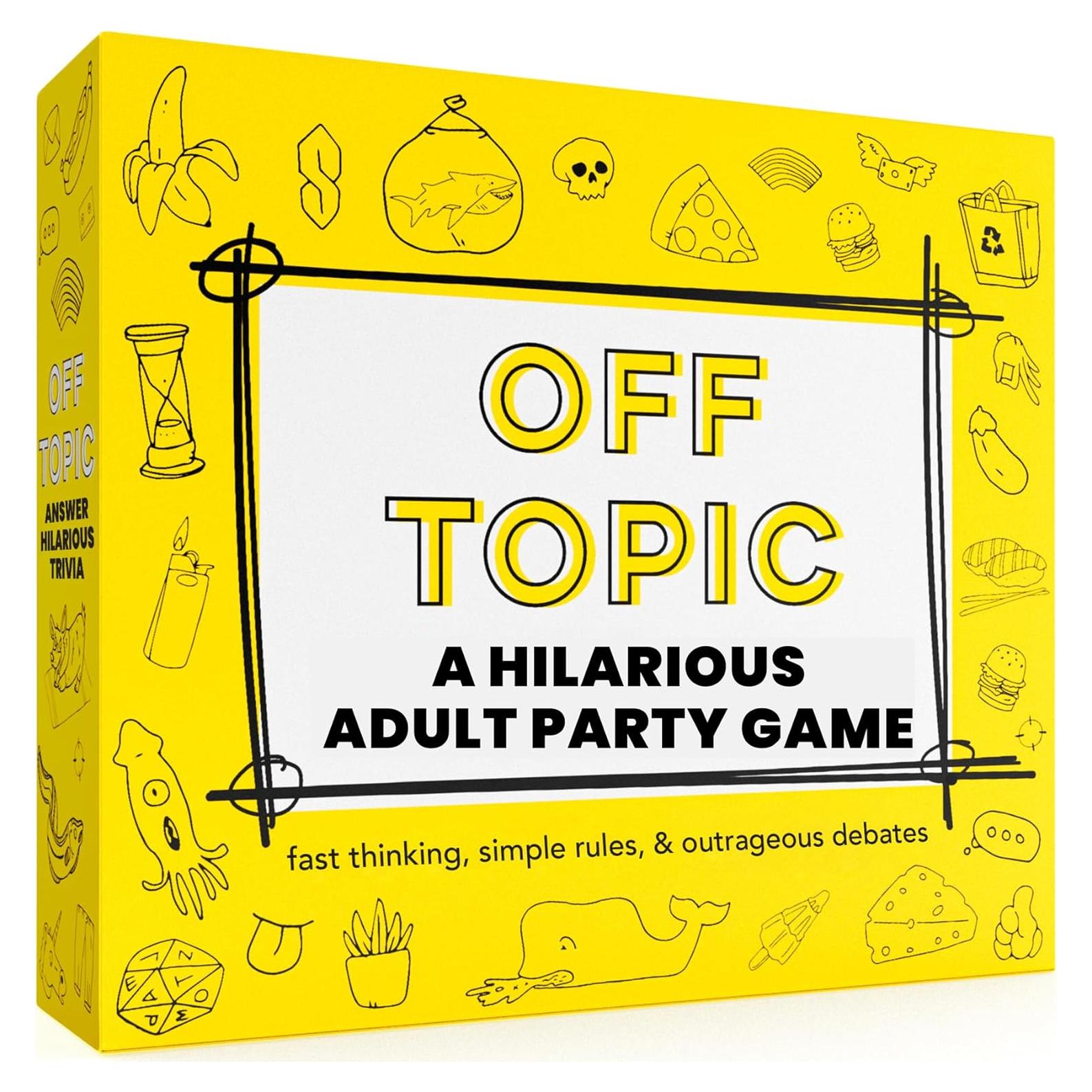 Juego de Mesa Fuera de Tema - Diversión para Adultos 2-8 Jugadores