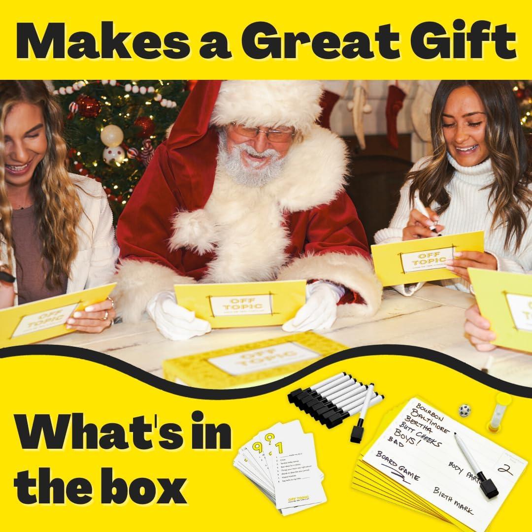 Juego de Mesa Fuera de Tema - Diversión para Adultos 2-8 Jugadores