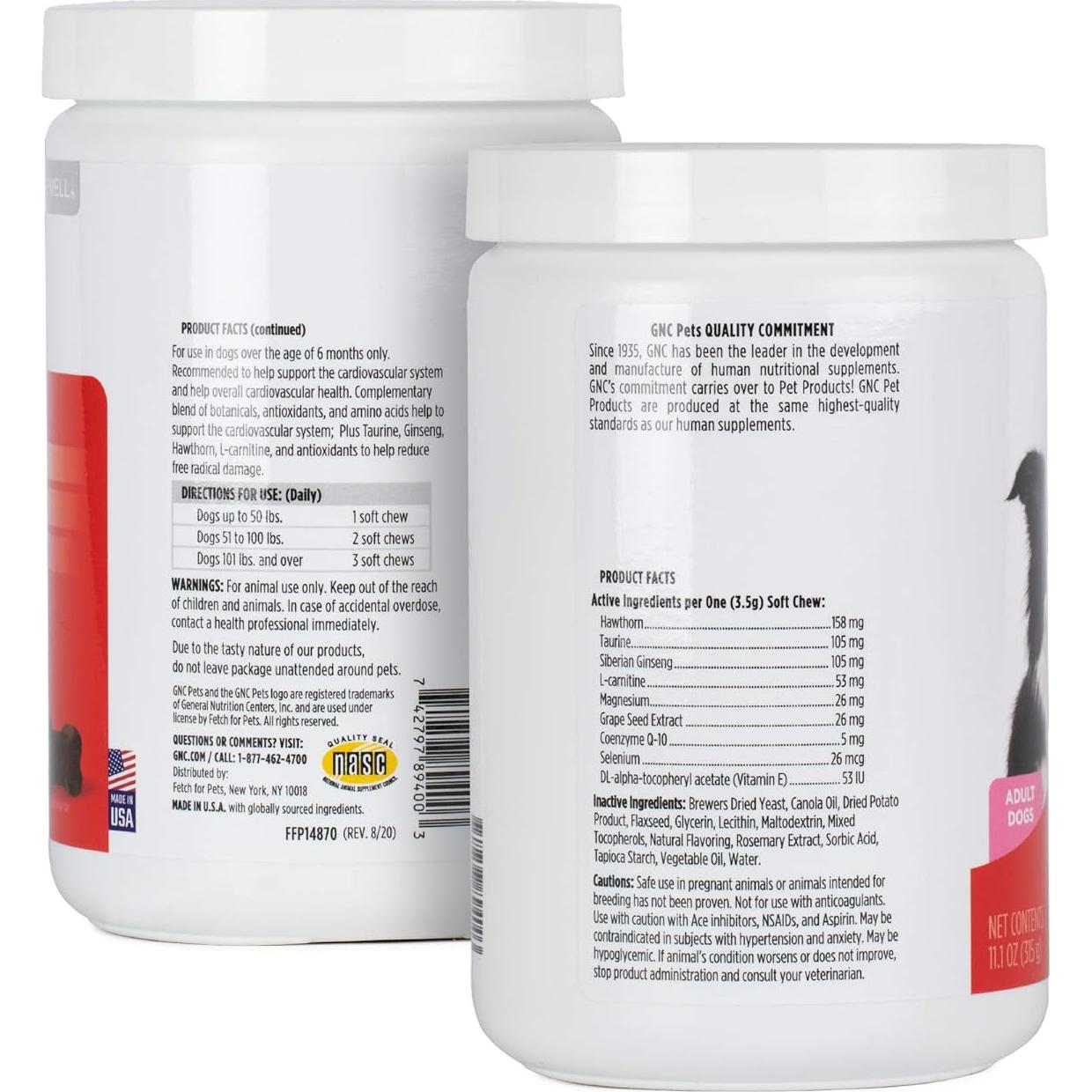 Suplemento GNC Pets para Perros - Masticables Suaves 90 Unidades