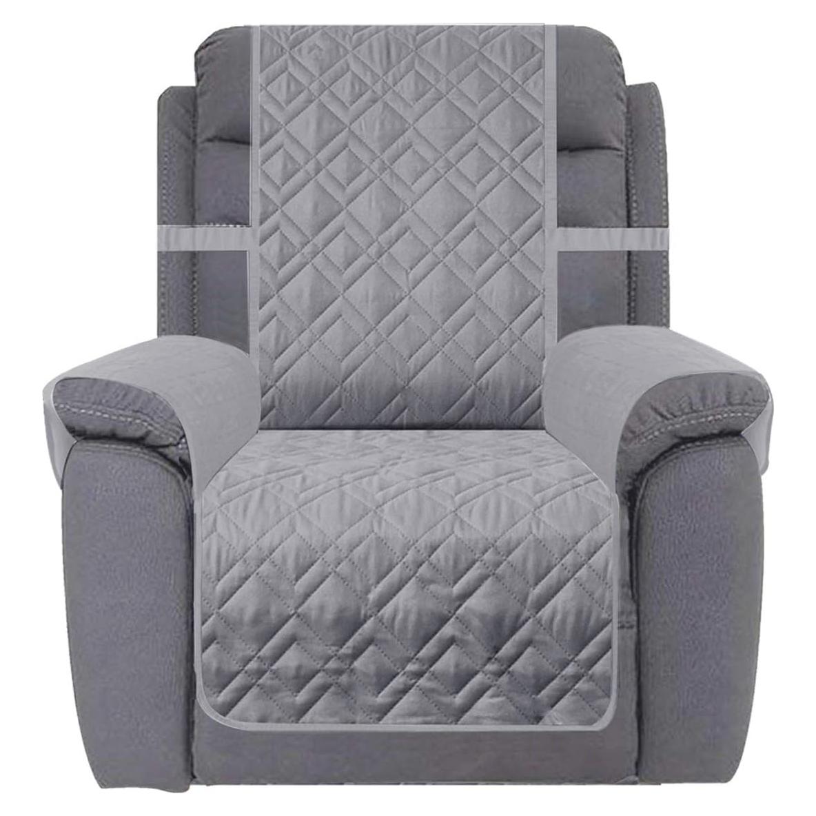 Funda Reclinable Ameritex Impermeable Antideslizante Gris