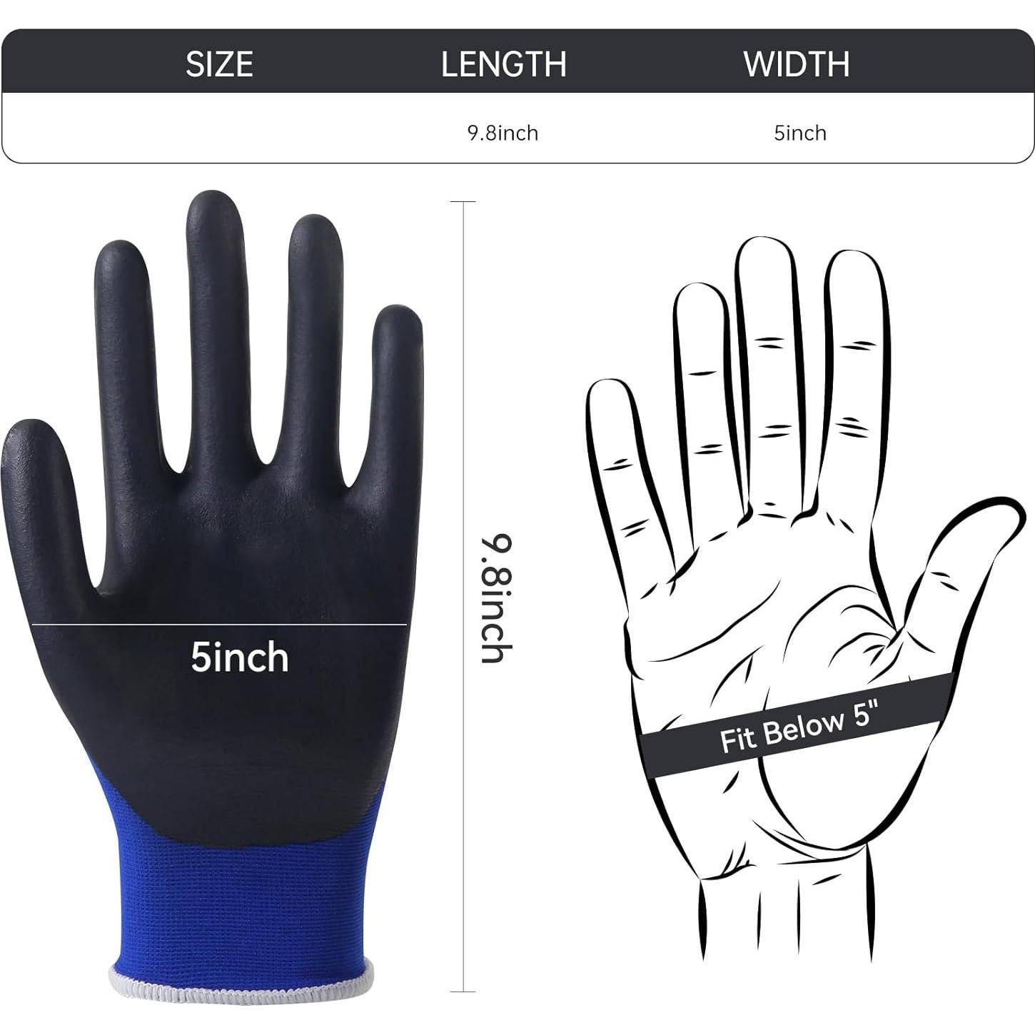 Guantes Aislantes Eléctricos JSBAGGT 500V Antideslizantes