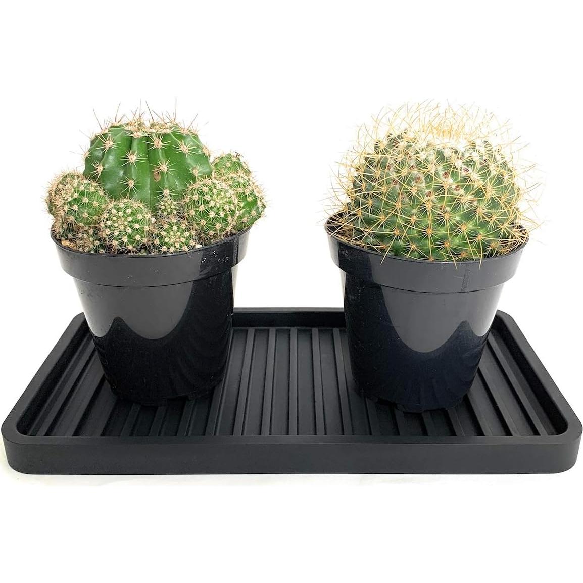 Bandeja Organizadora de Fregadero Happitasa Silicona Negra 25.4x13.3cm