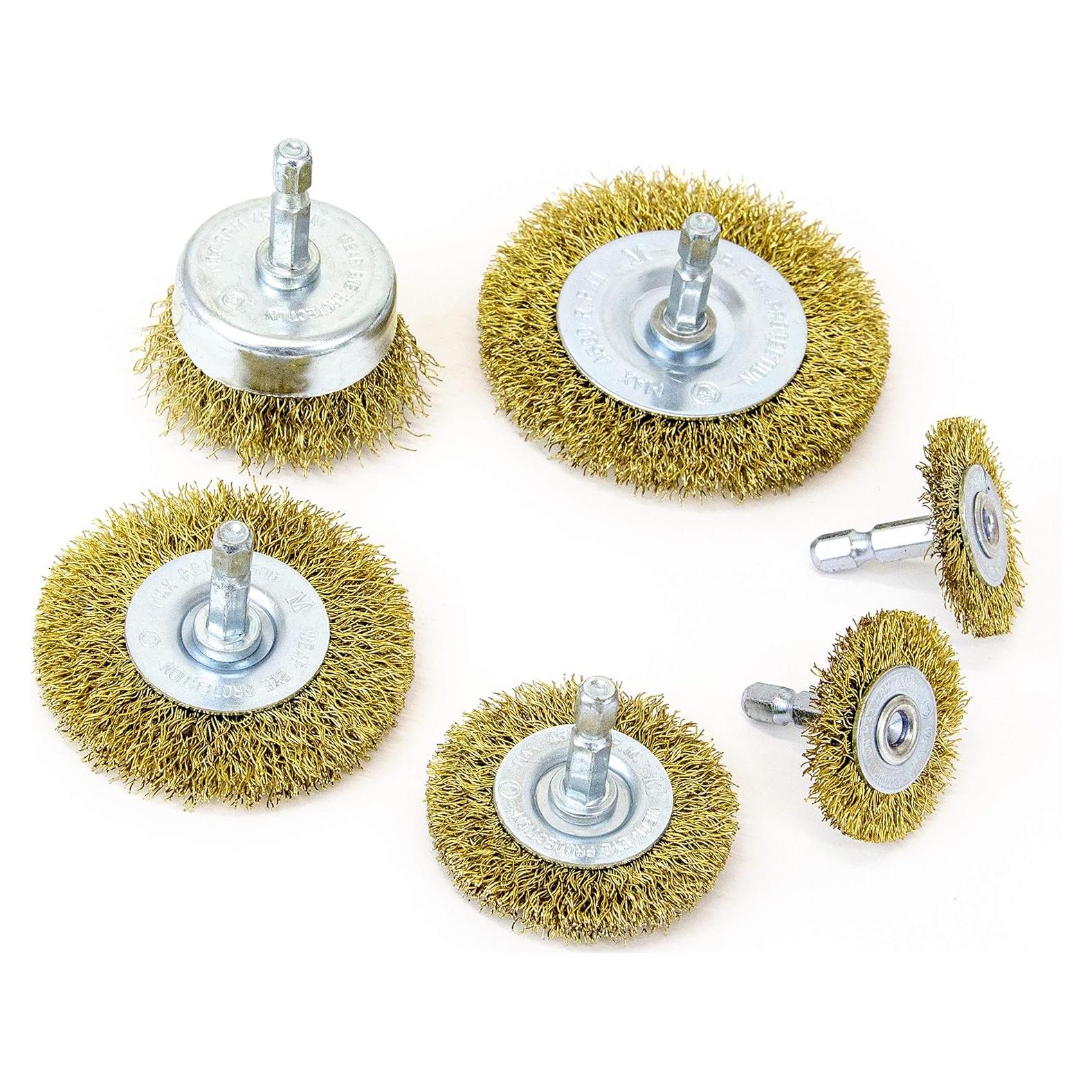 Juego de Cepillos de Rueda de Alambre Mibro 971531 - 6 Piezas